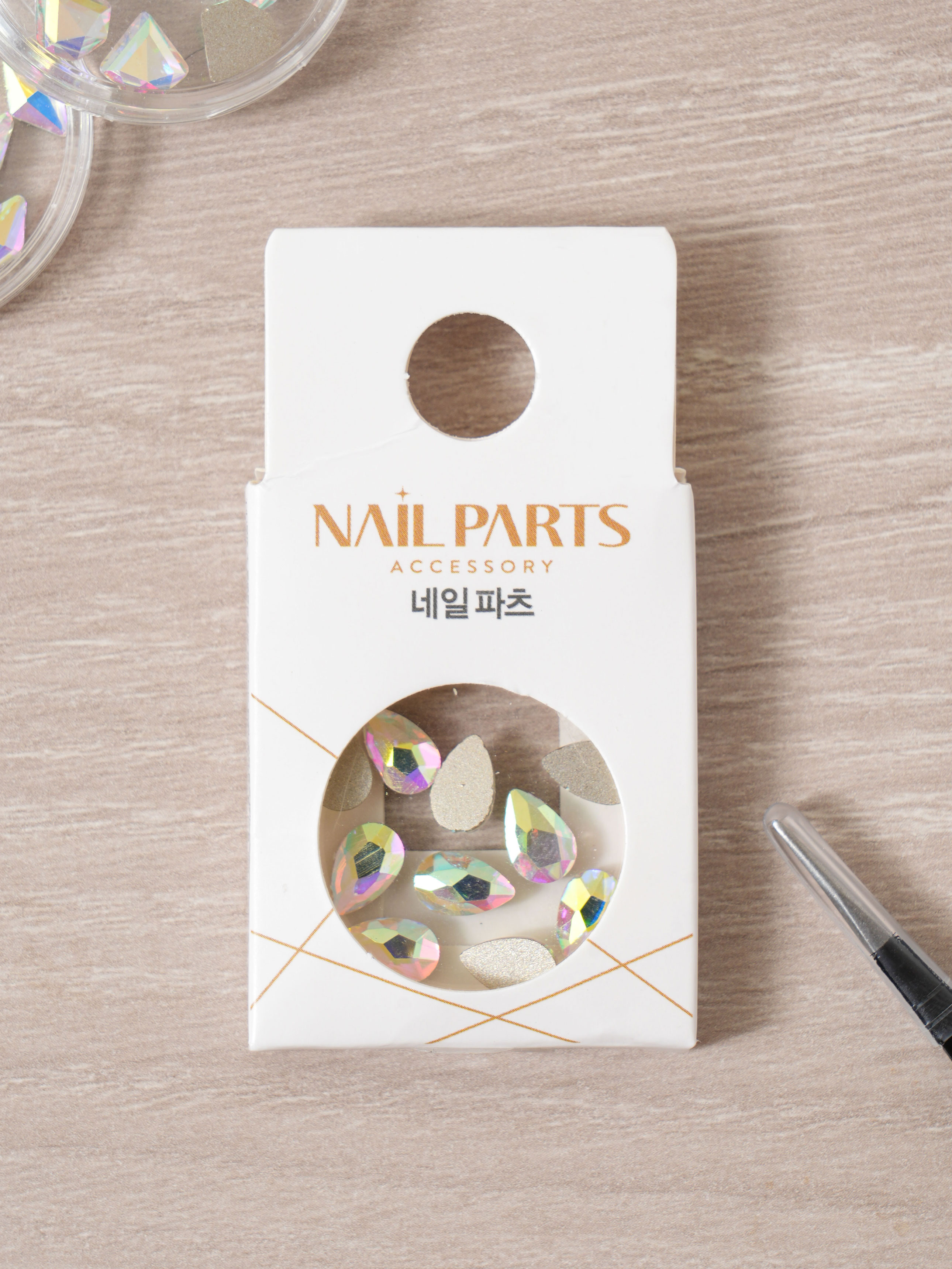 10 water drop nail parts