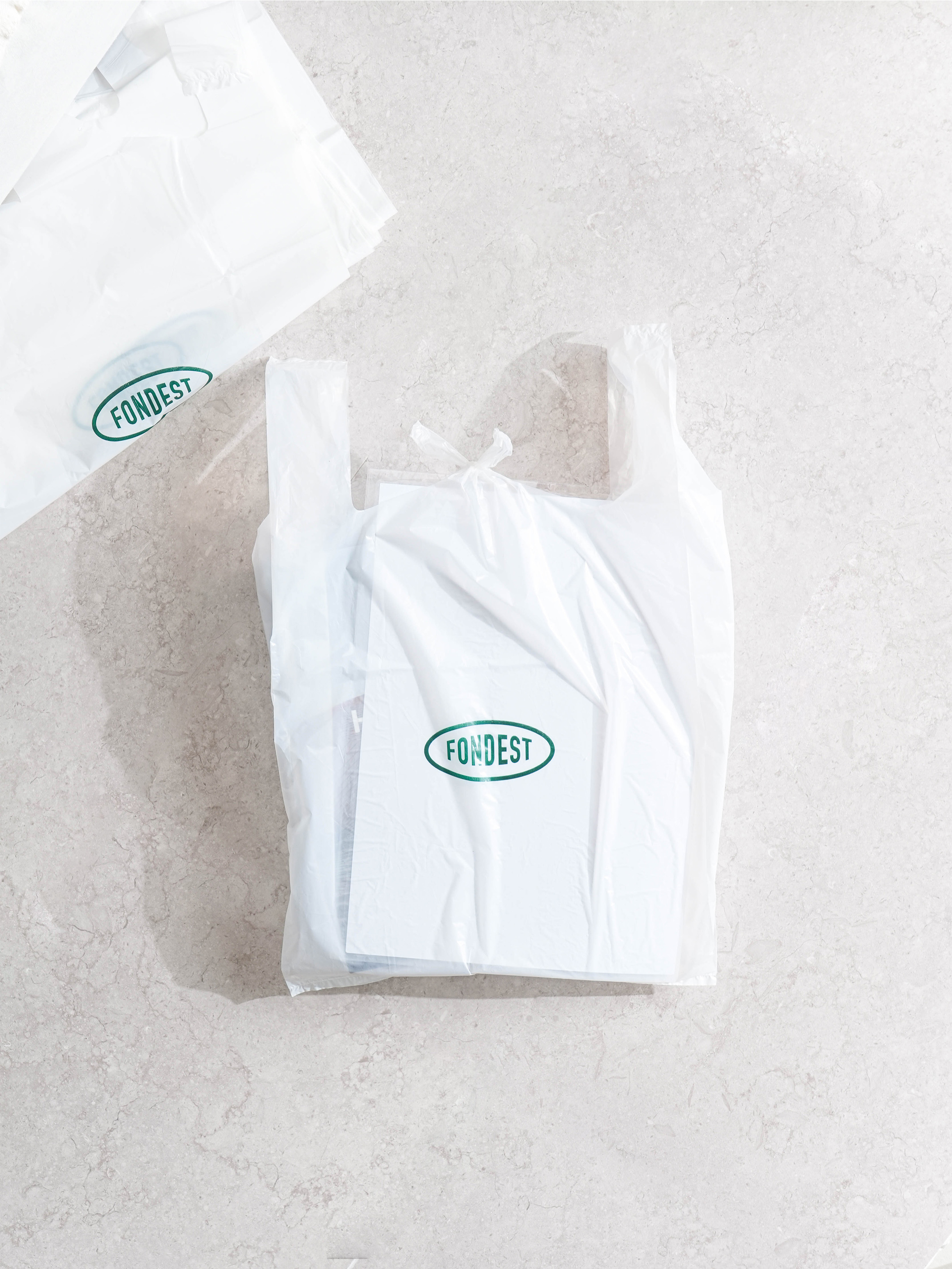 25 one-point color handle bags