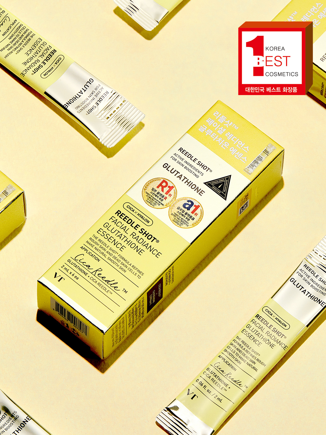 VT Riddle Shot Facial Radiance Glutathione Essence 2ml*6 pack