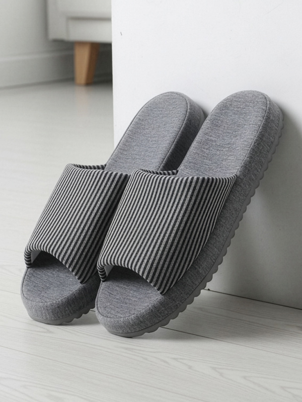 Inter-floor noise reduction striped opening living room design ~280