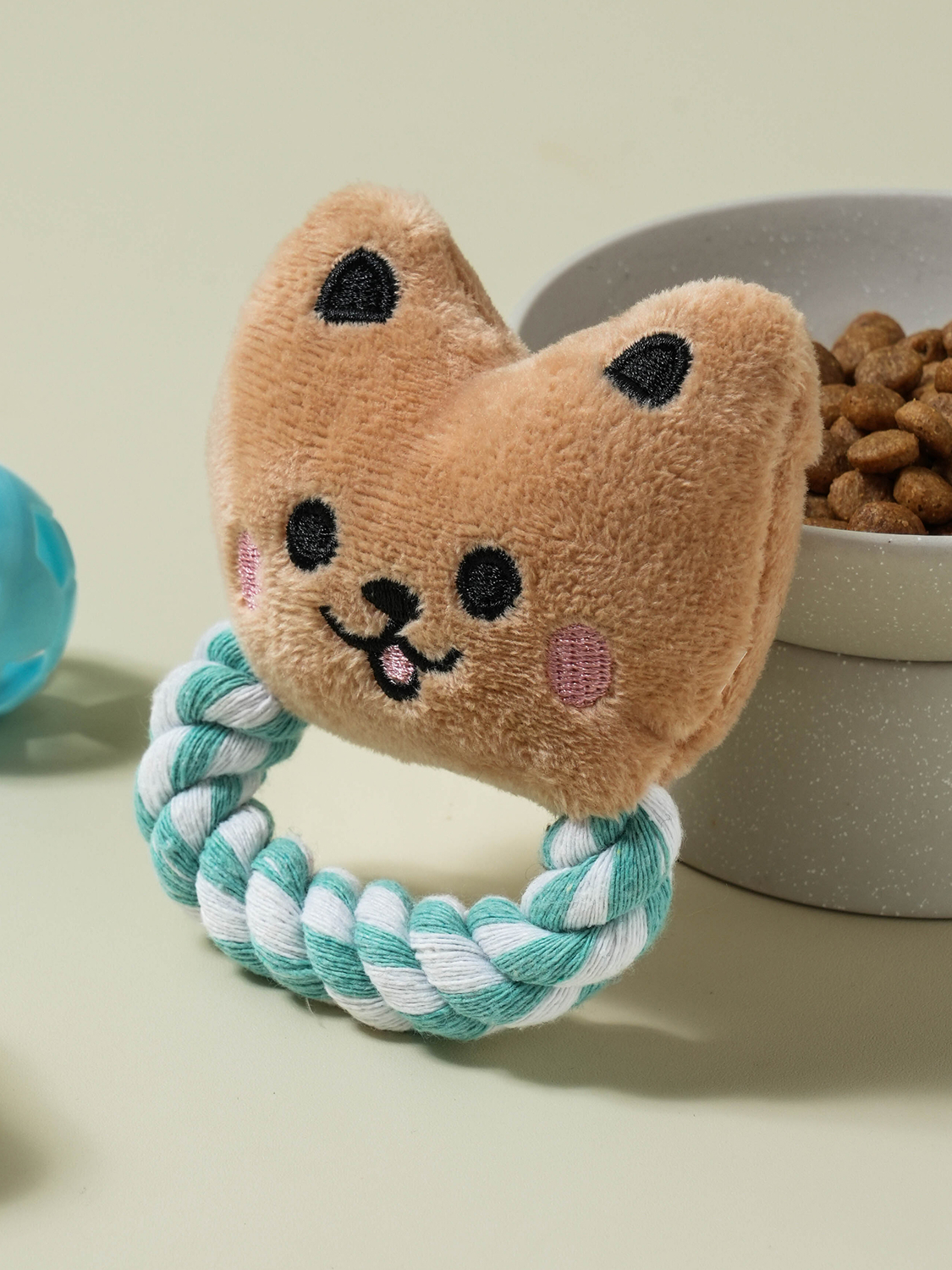 [Pet] Animal Plush Floss Toy Bear