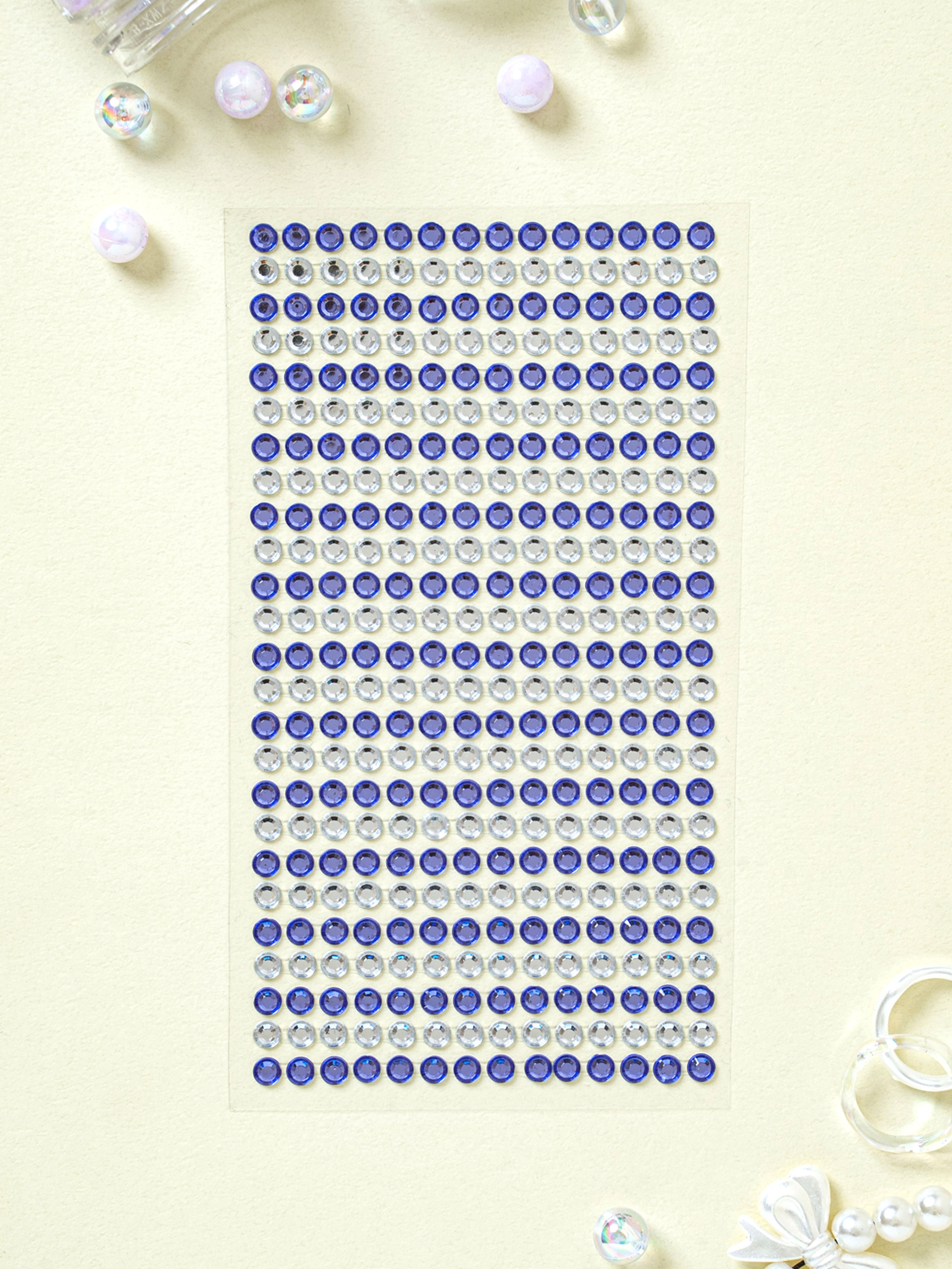Gem Circle Sticker 5 mm Purple