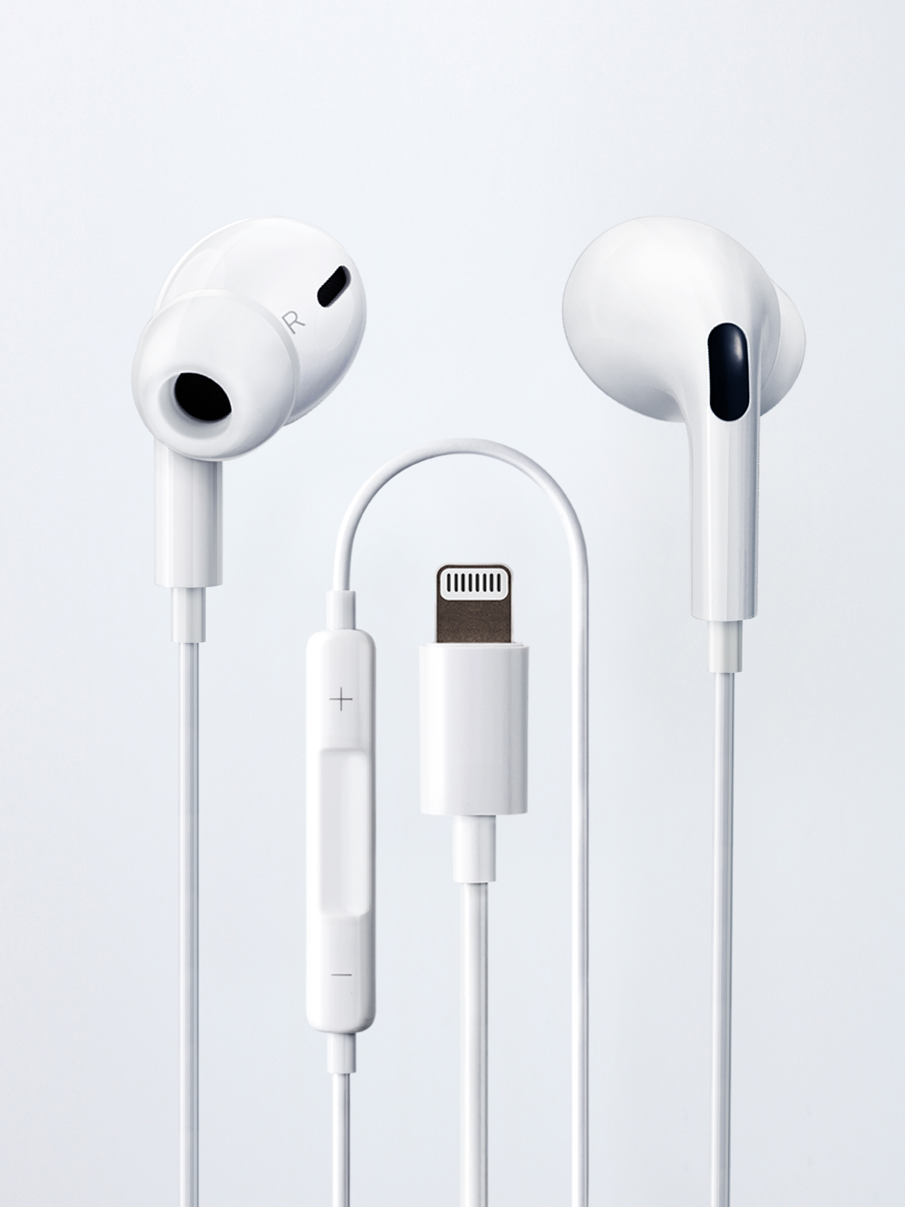 SoluM 8 pin earphone in-ear white