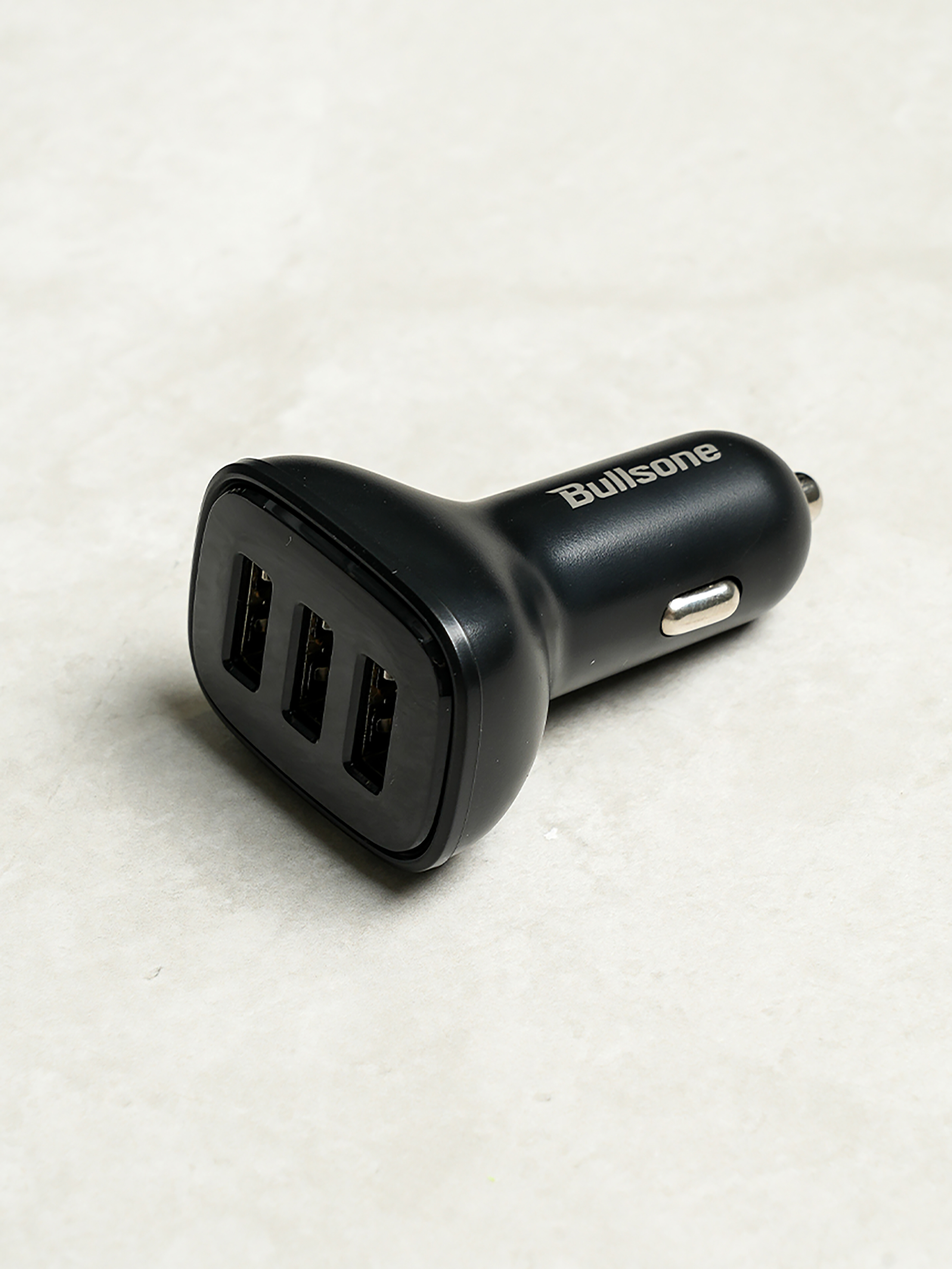 Bullsone car 3 port charger