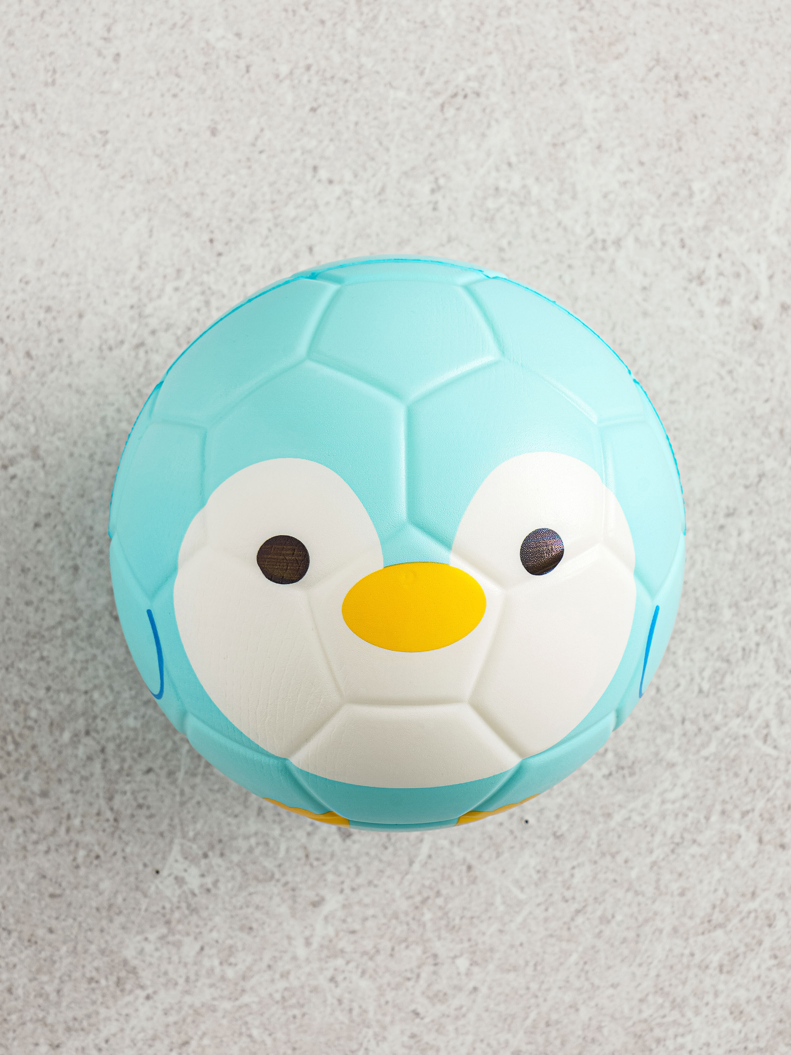 Penguin-shaped bouncy ball