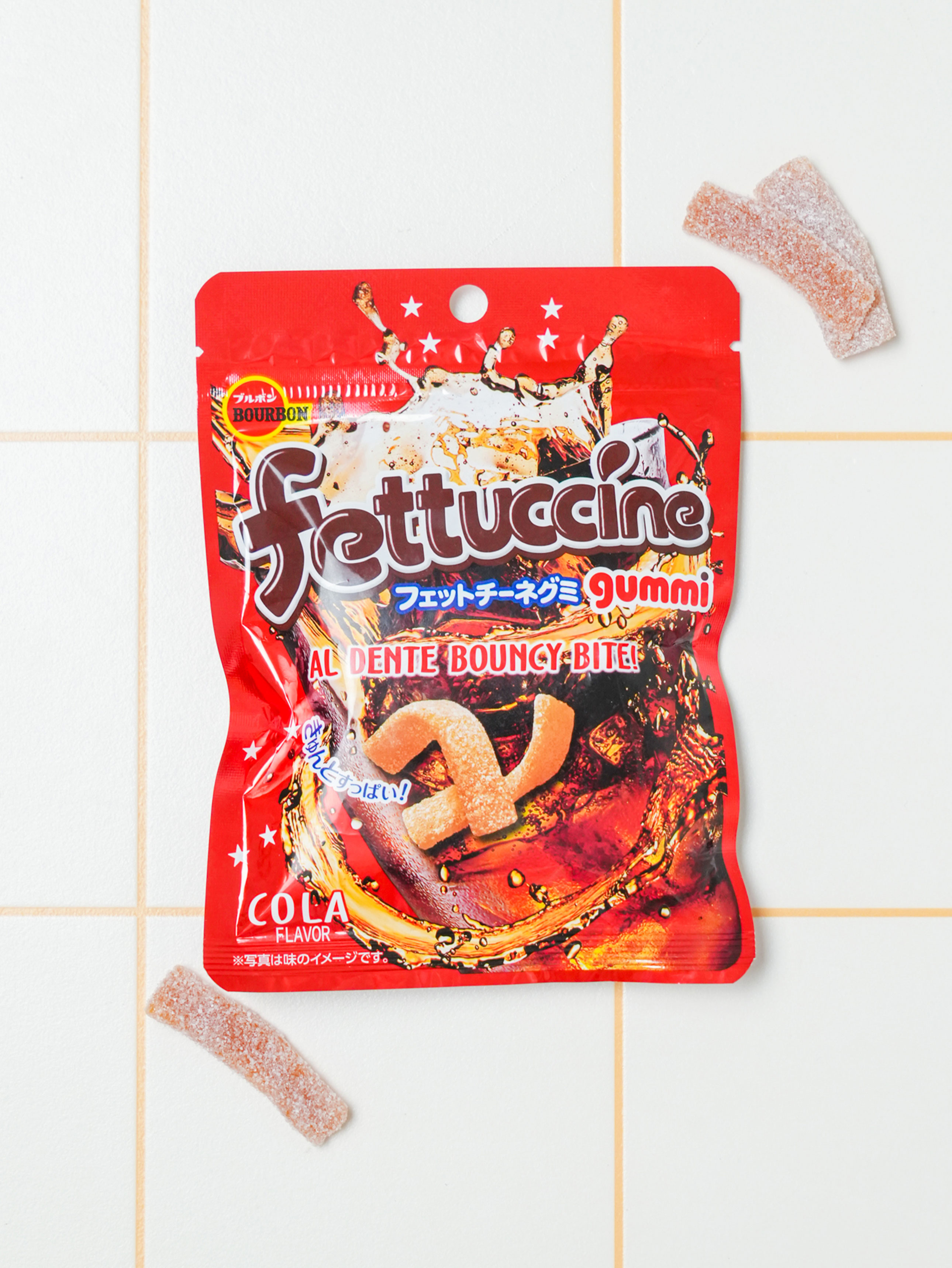 Bourbon Fettuccine Jelly 50 g Cola Flavor