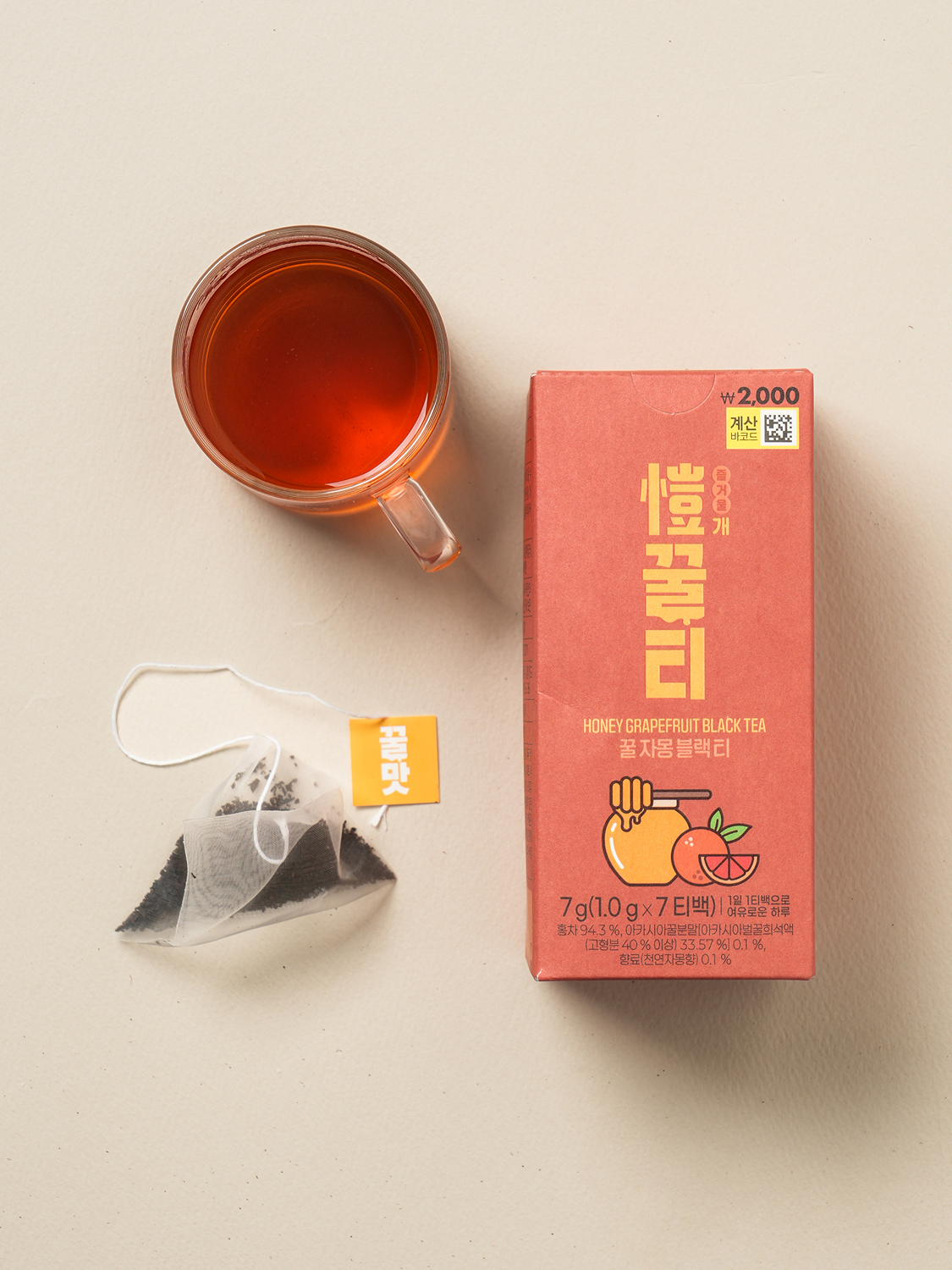 Honey Grapefruit Black Tea 1 g