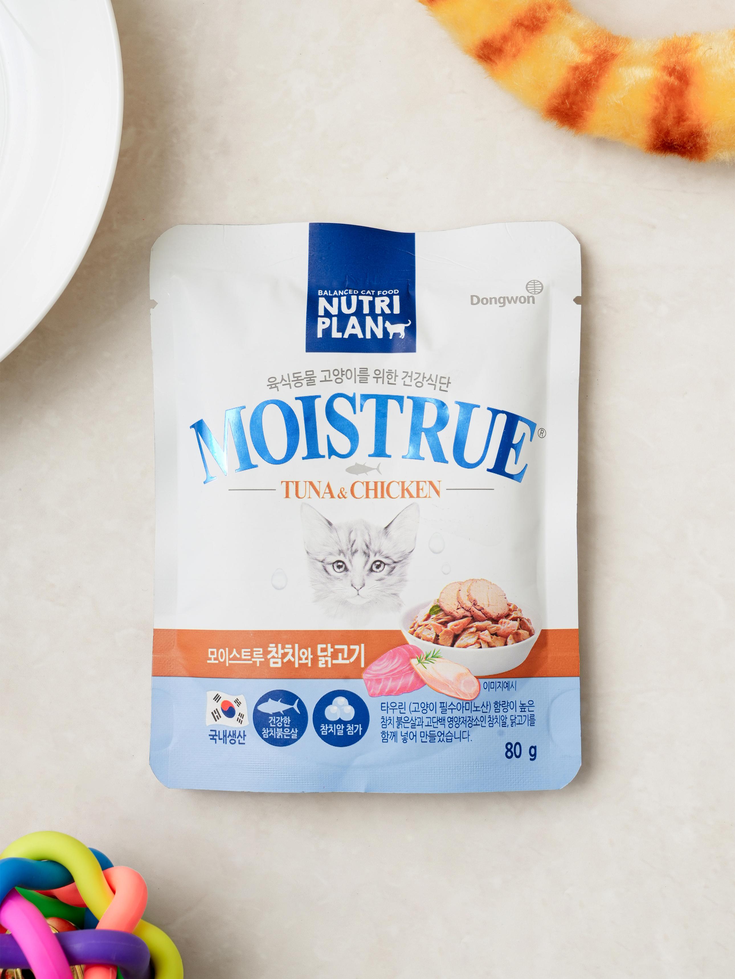 [Pet] Dongwon Nutri Plan Moistru Tuna & Chicken 80 g