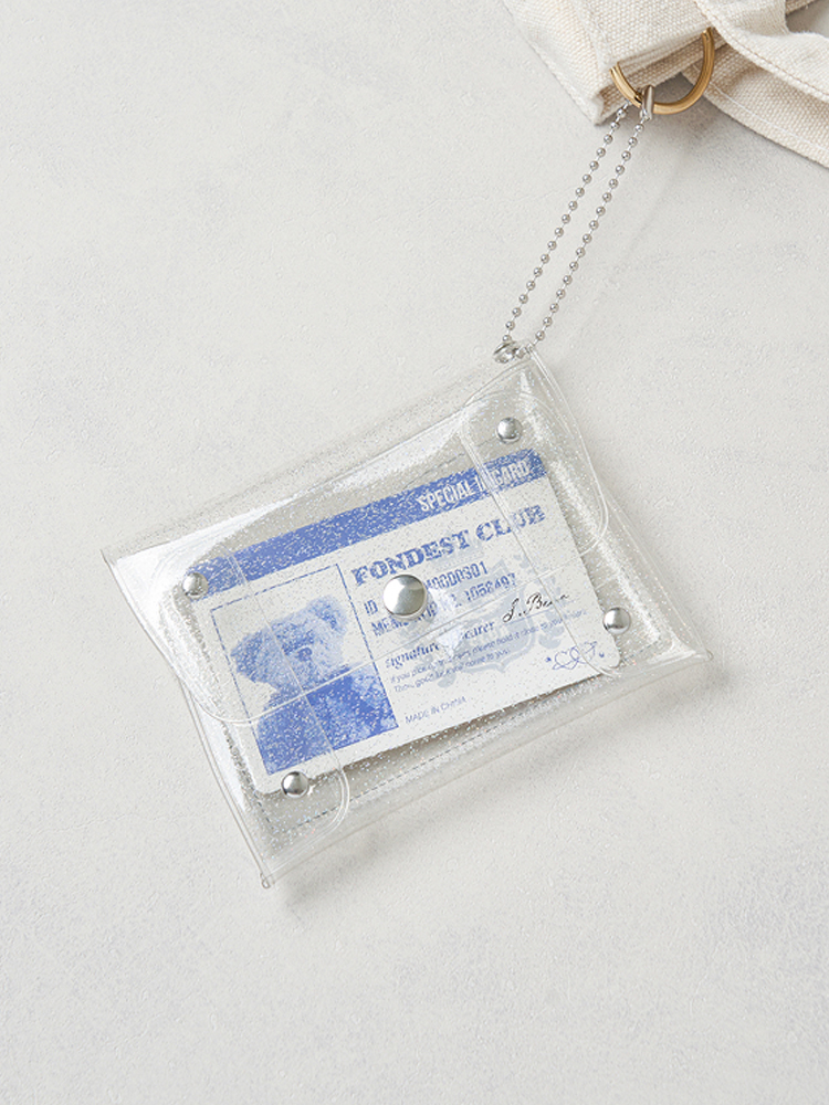 Polkku_Ball Chain Glitter Case