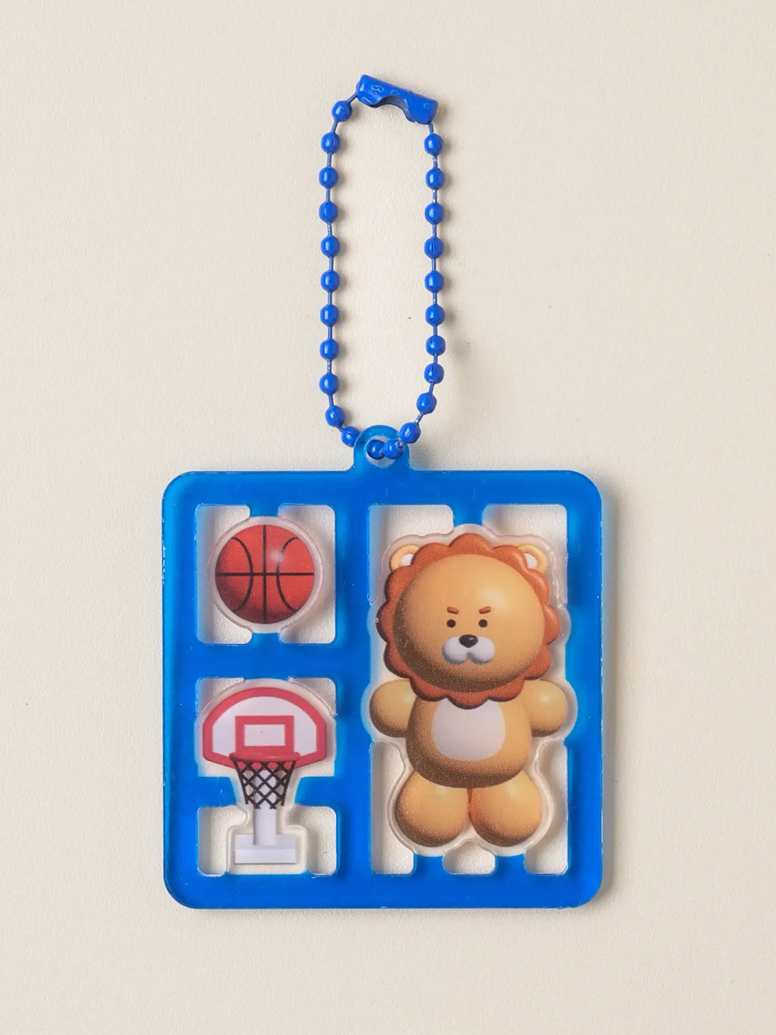 basketball acrylic keyring