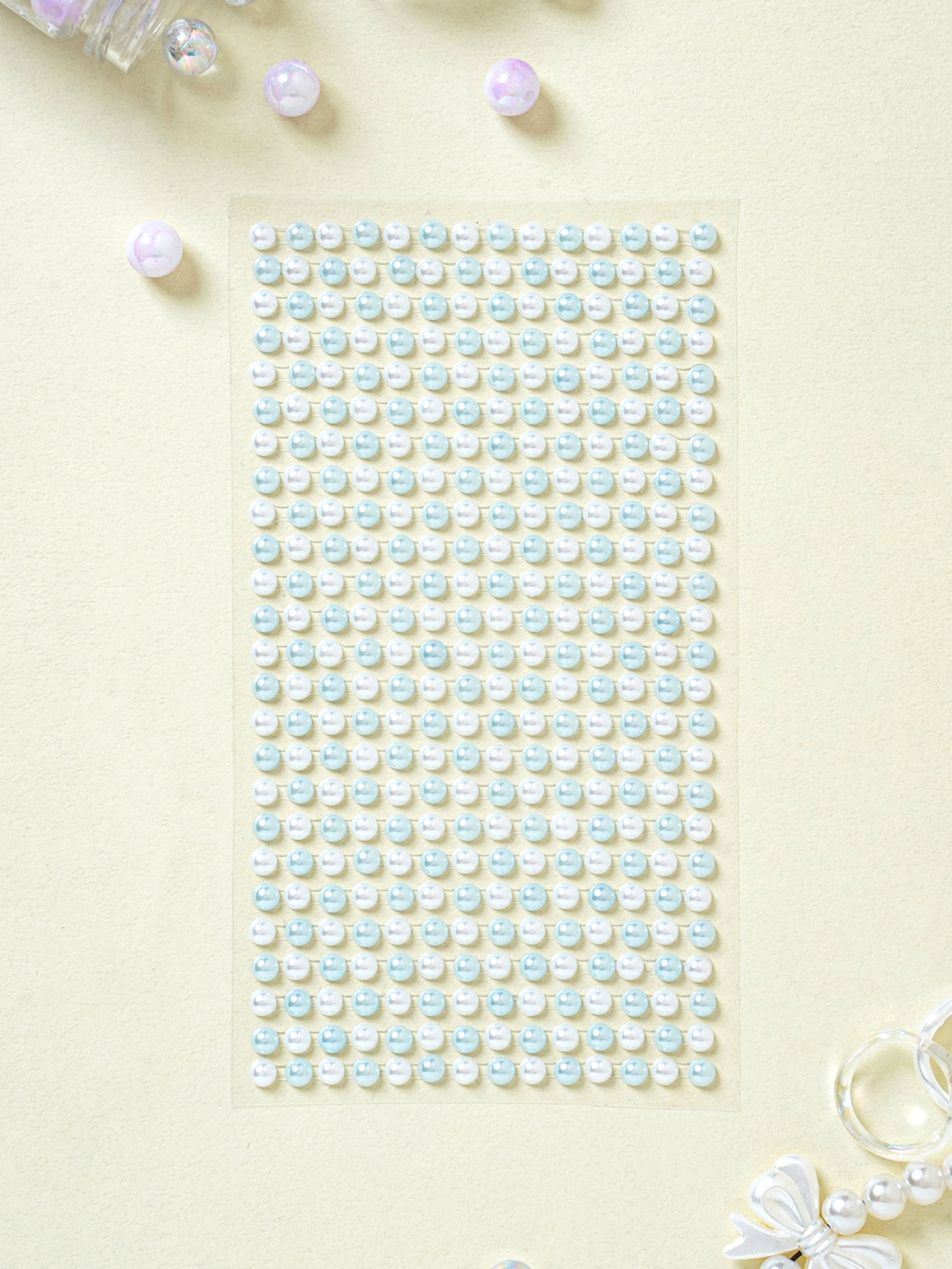 gem pearl sticker 5 mm blue