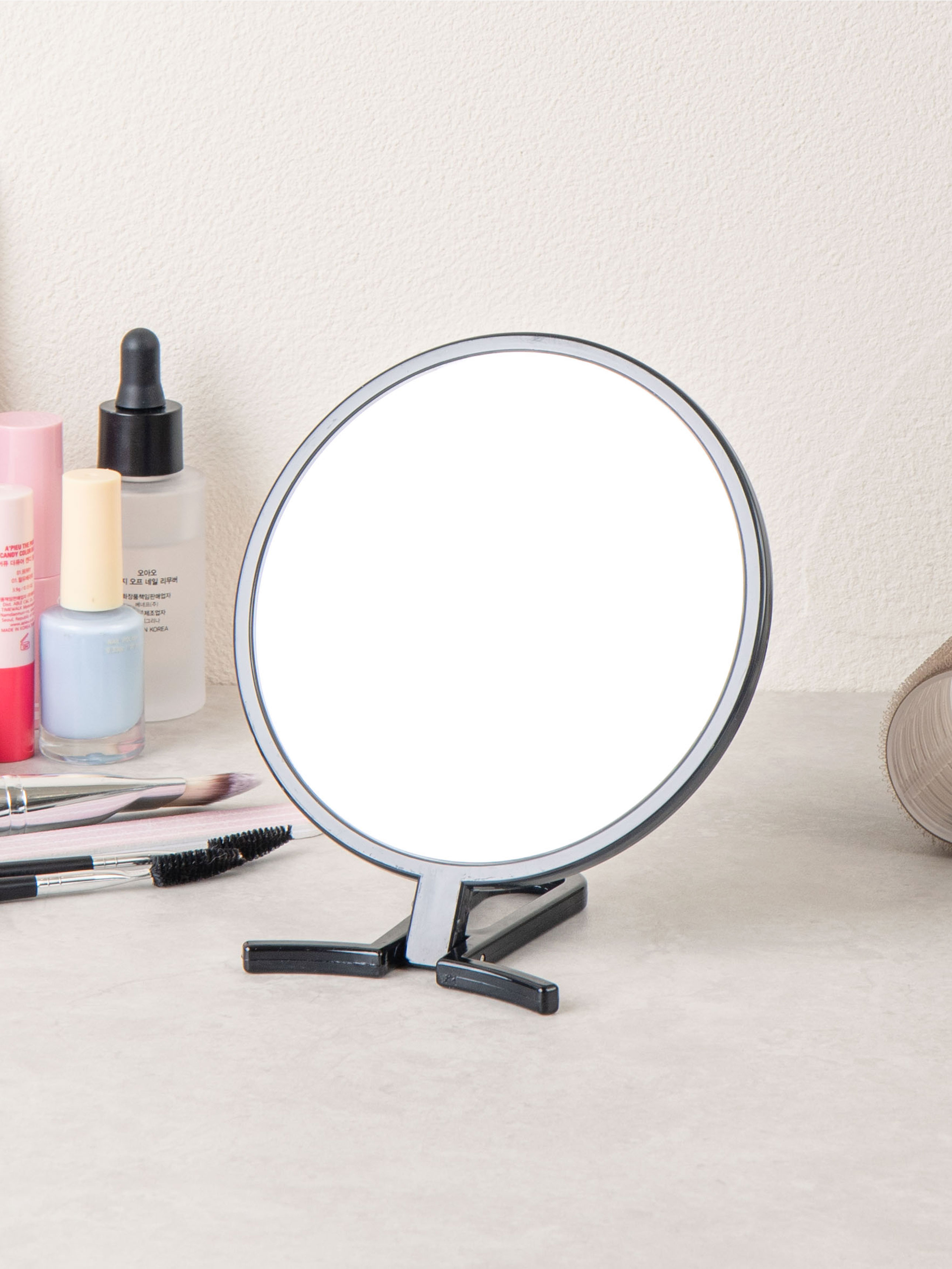 lettering stand mirror