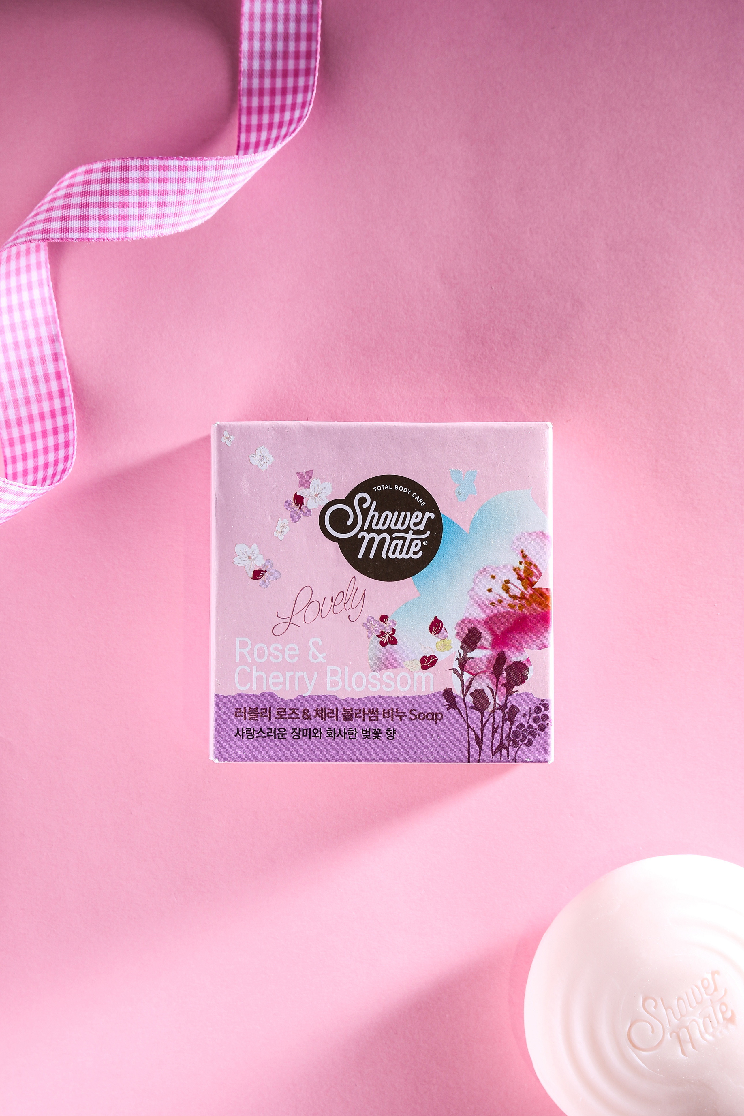 Shower Mate Soap 90g Lovely Rose & Cherry Blossom