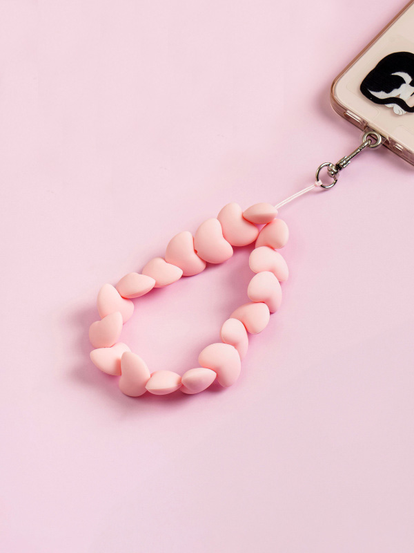 Silicone Smartphone Strap Heart