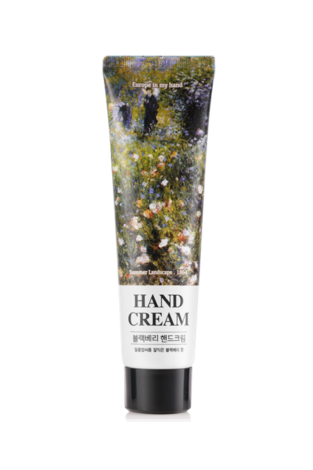 European hand cream London 60g on my hand
