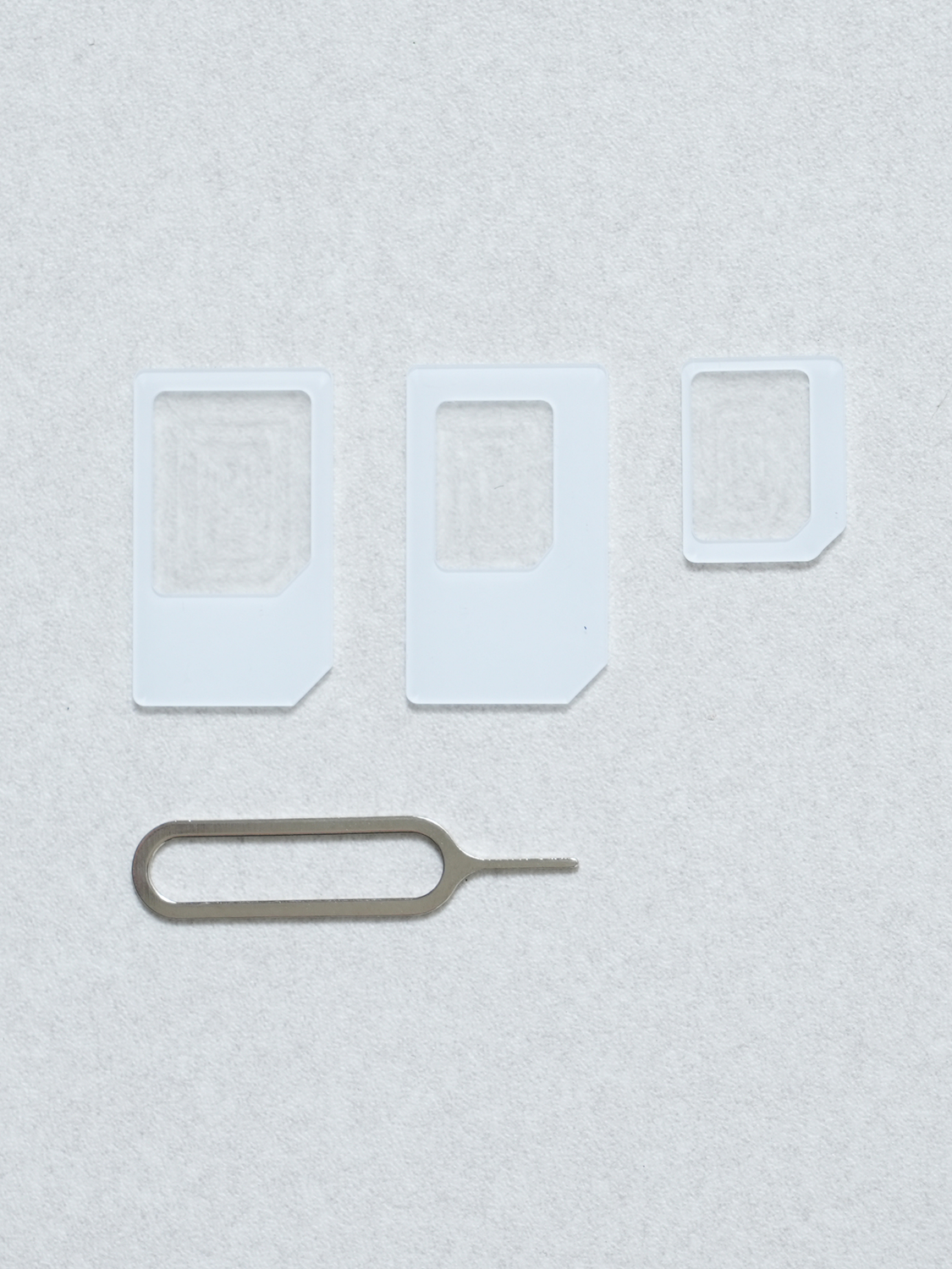 Set of 3 SIM chip adapters