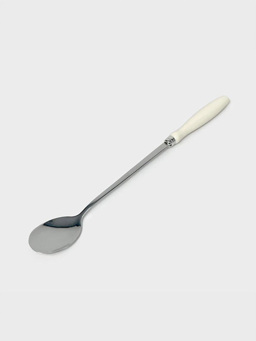 Stainless steel rose handle long spoon