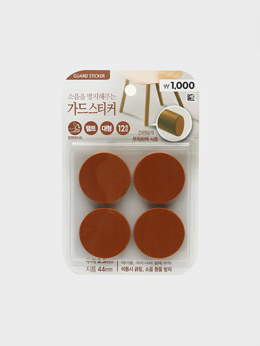 Round guard stickers 12 sheets (large)