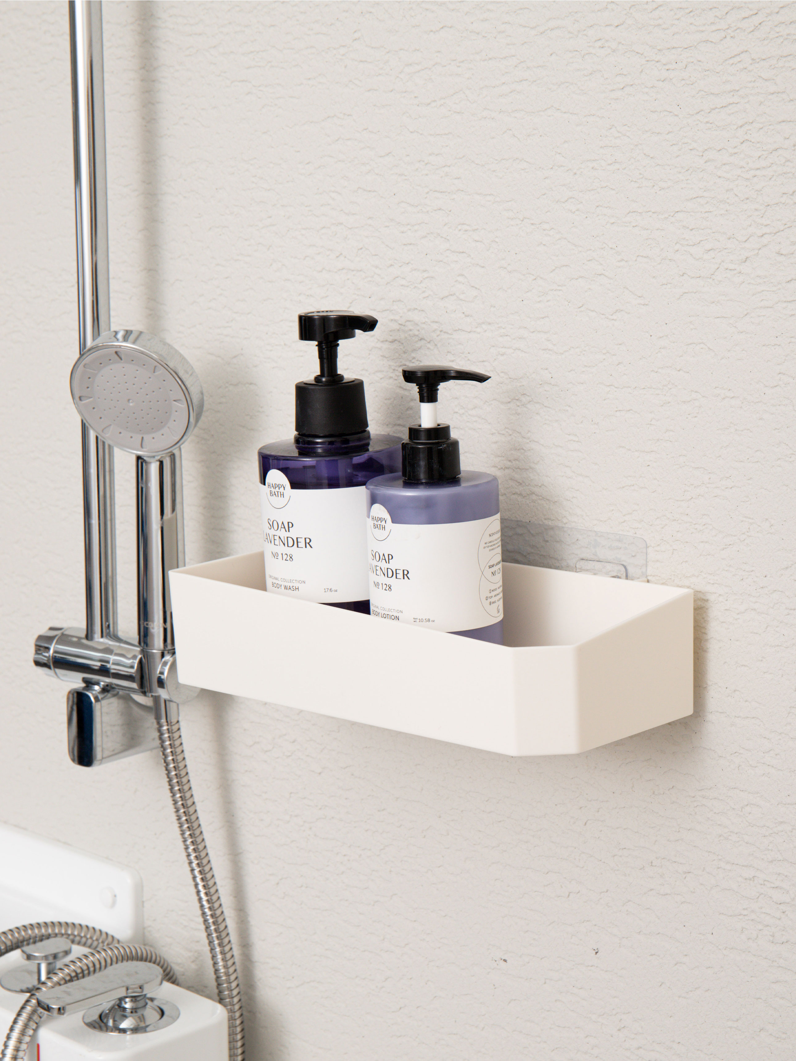 Ivory multipurpose square storage box for bathroom