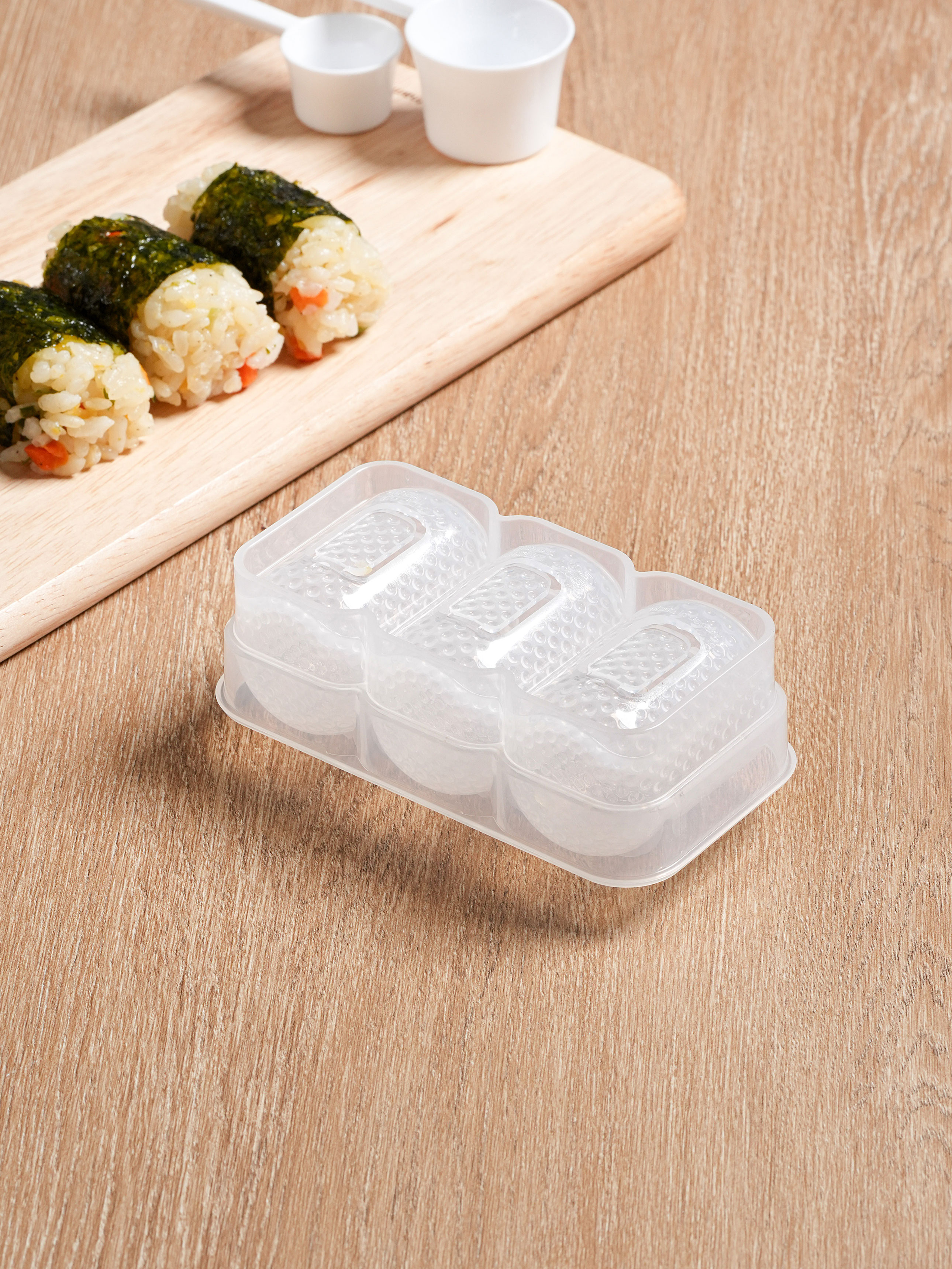 3 Japanese sushi molds