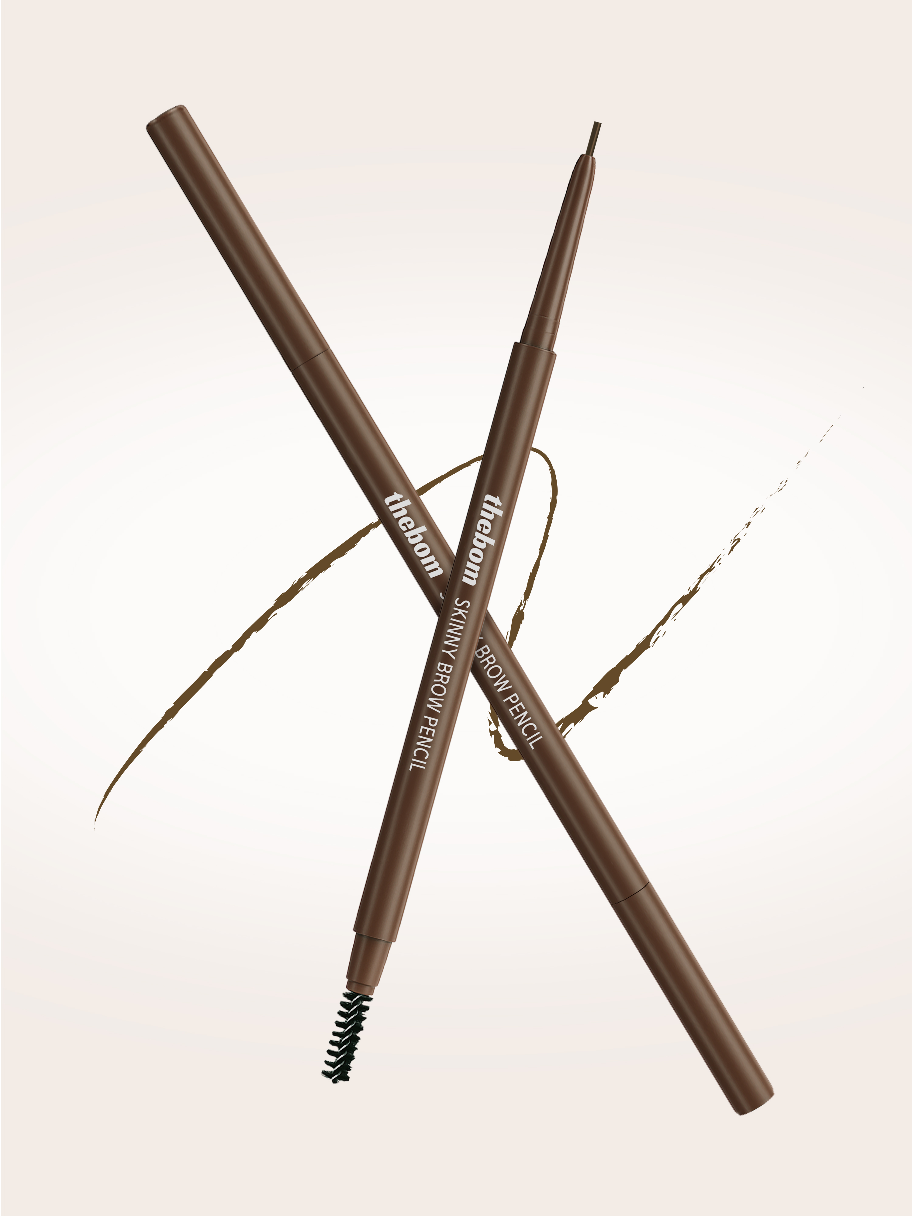 [01 Deep Brown] The Bom Skinny Brow Pencil