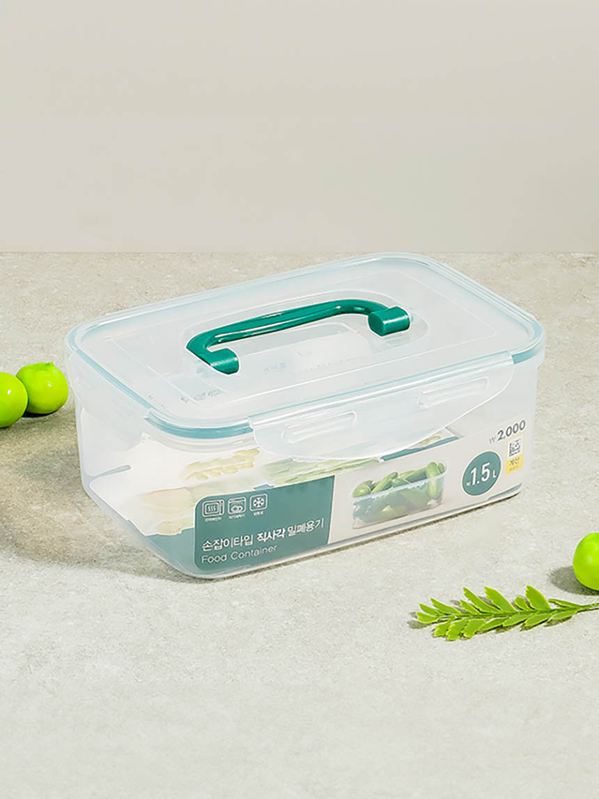 Natural rectangular handle type 1.5L