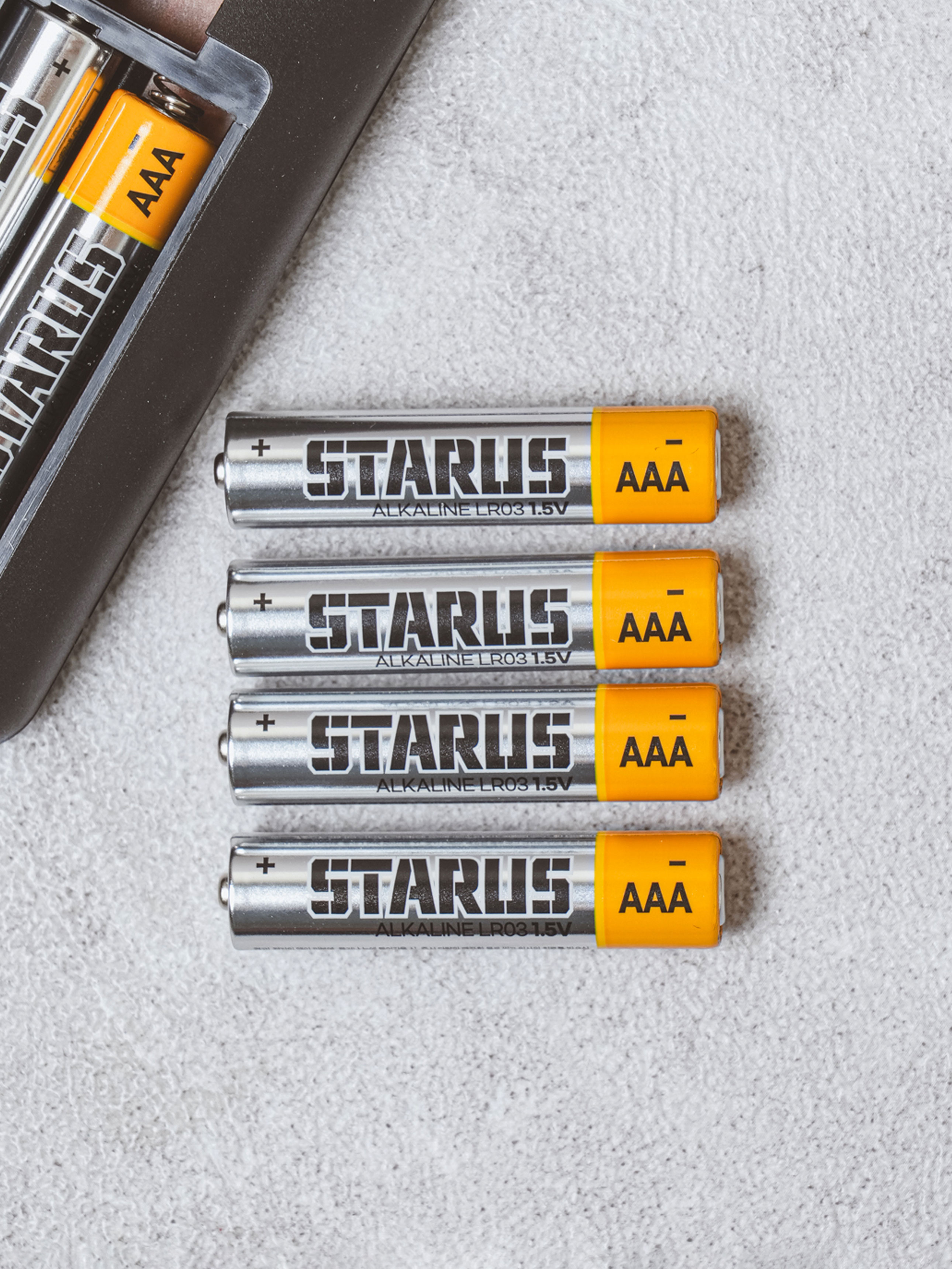 Starus alkaline batteries LR03 AAA 4 pieces