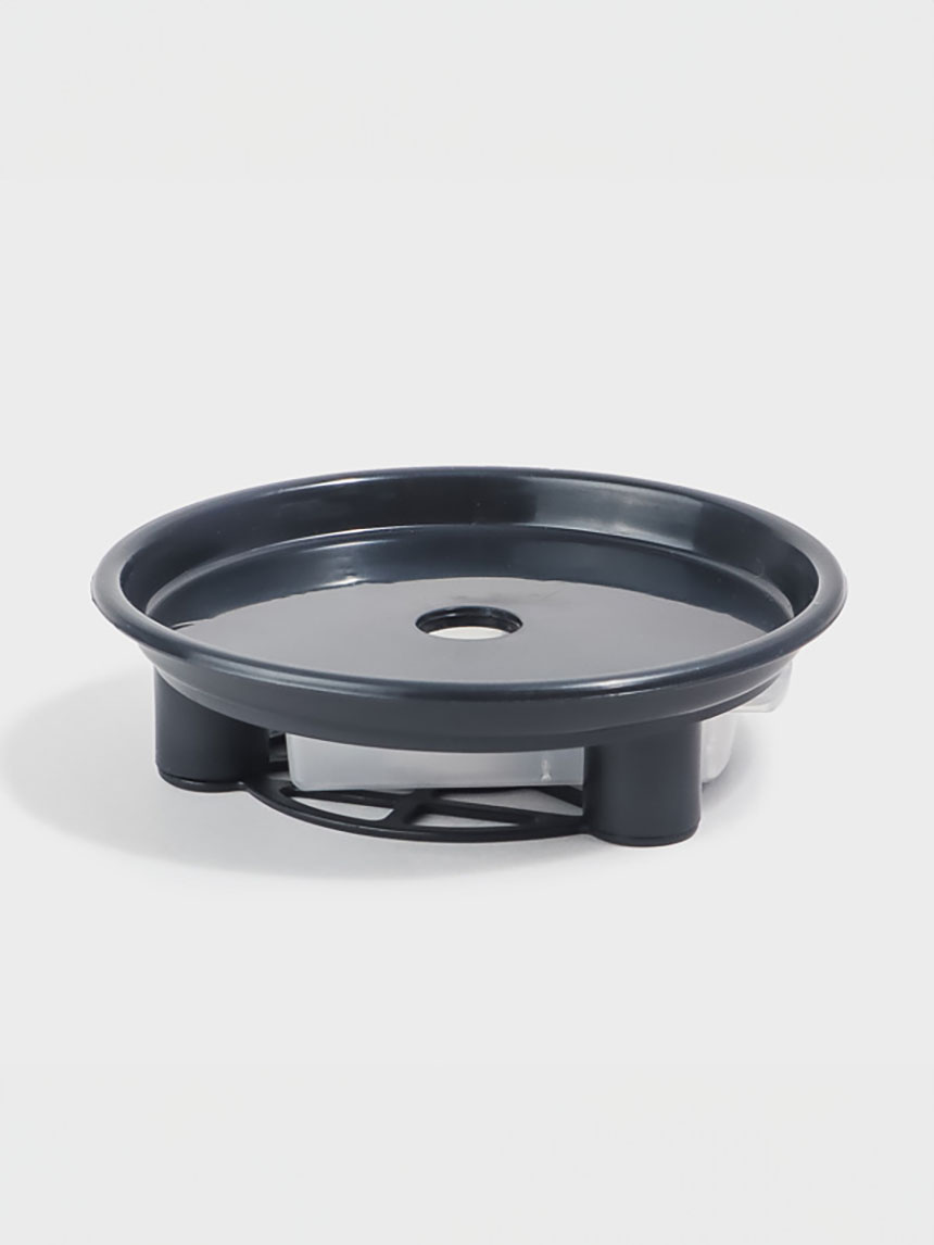 Round black mini flower pot stand No. 3