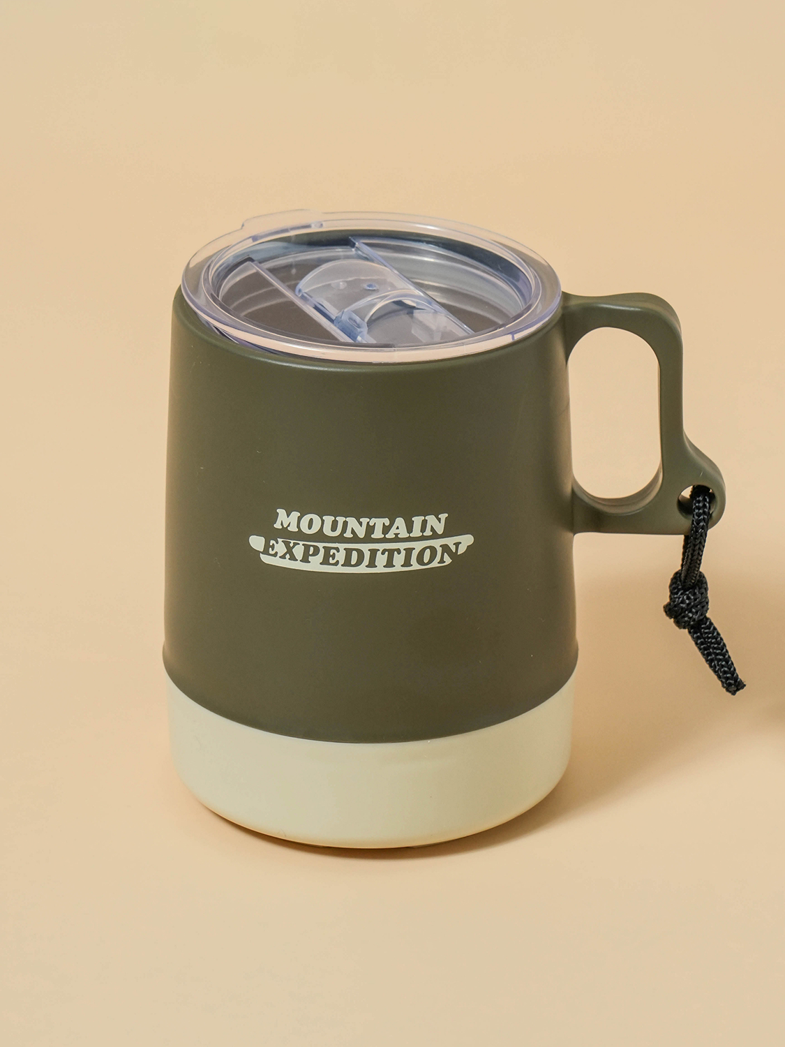 캠핑 손잡이 뚜껑 컵 550 ml