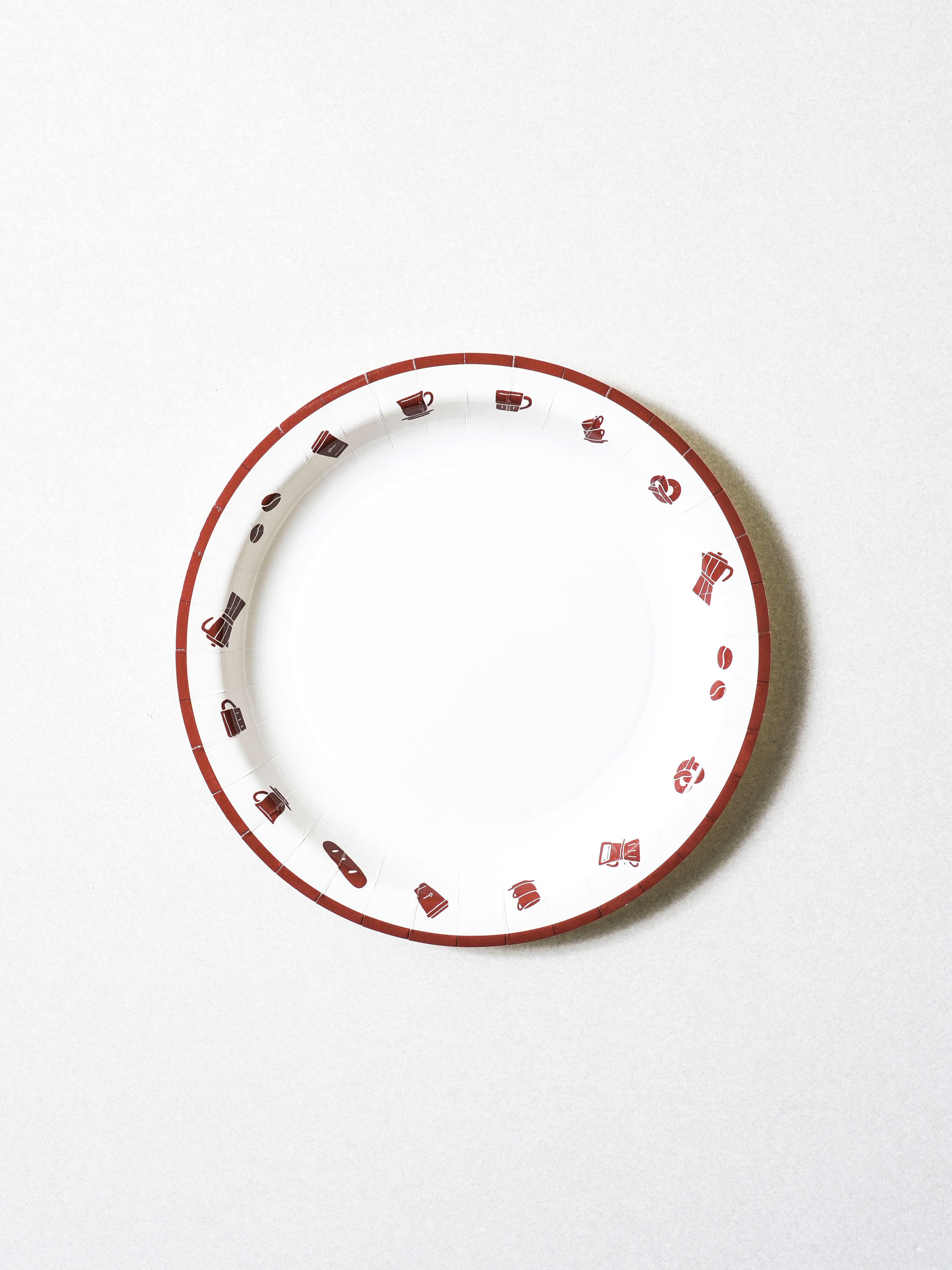 Dessert disposable plates 20 cm, 10 pieces
