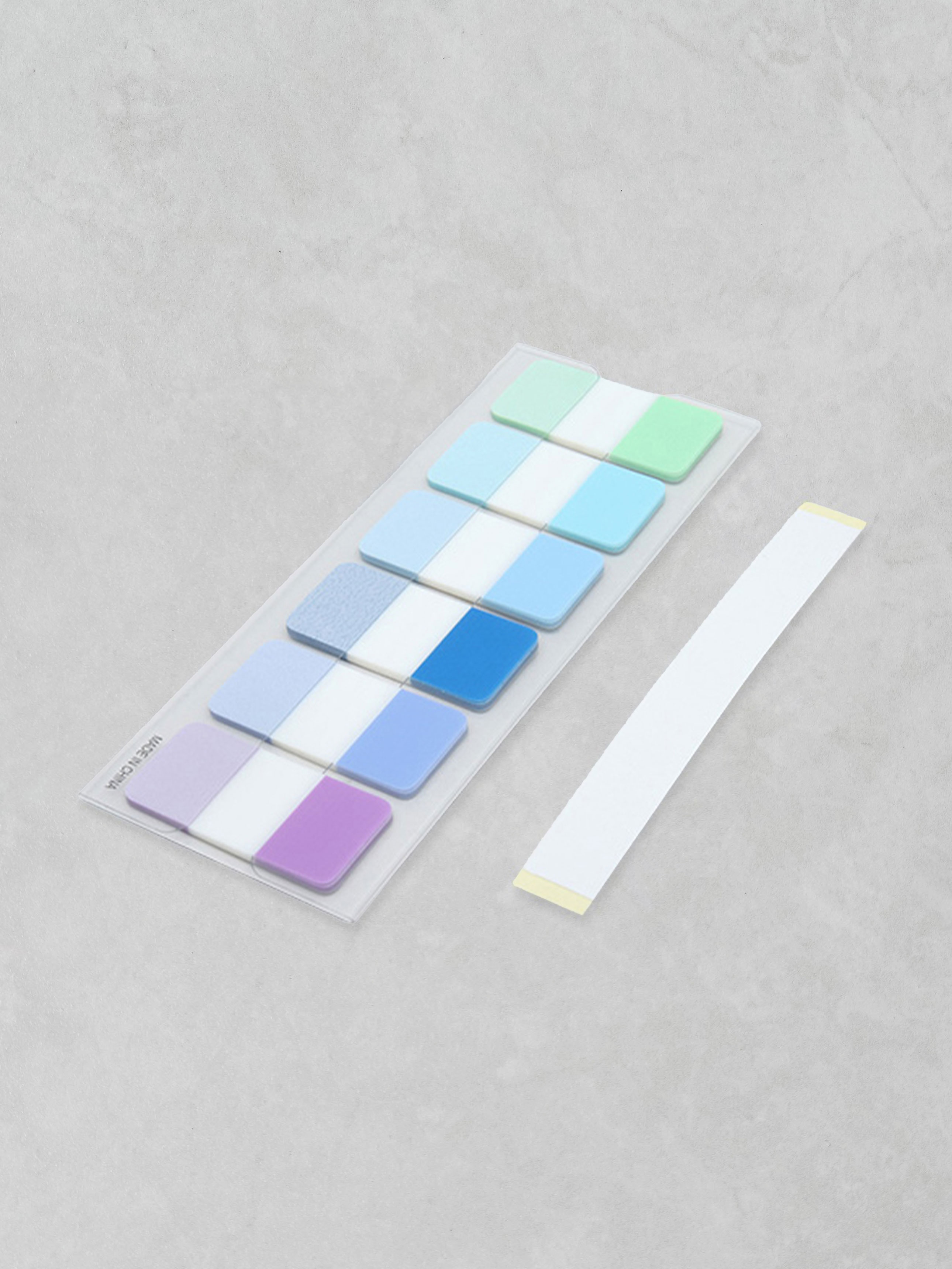 Pop-up hard film index, 72 sheets in 6 colors