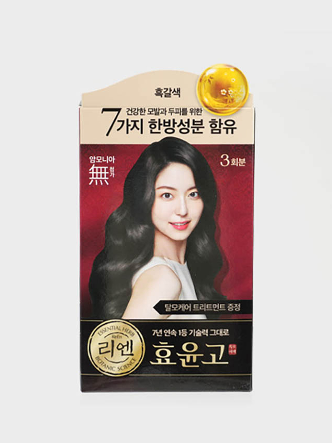 Lien Black Mobichaek Hyoyungo Cream Dye (Dark Brown)