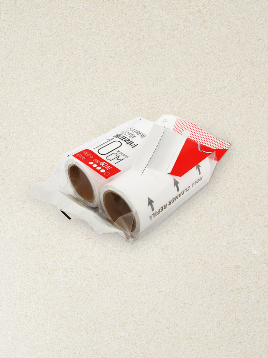 Roll cleaner refill 10cmX6m 2 packs
