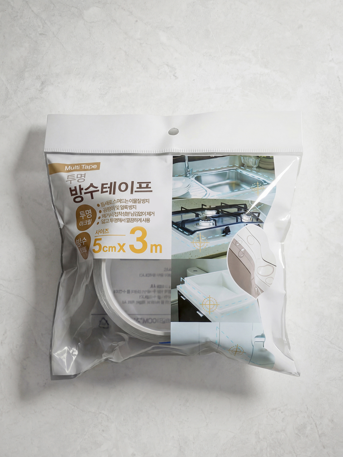 Transparent waterproof tape 5cmX3m