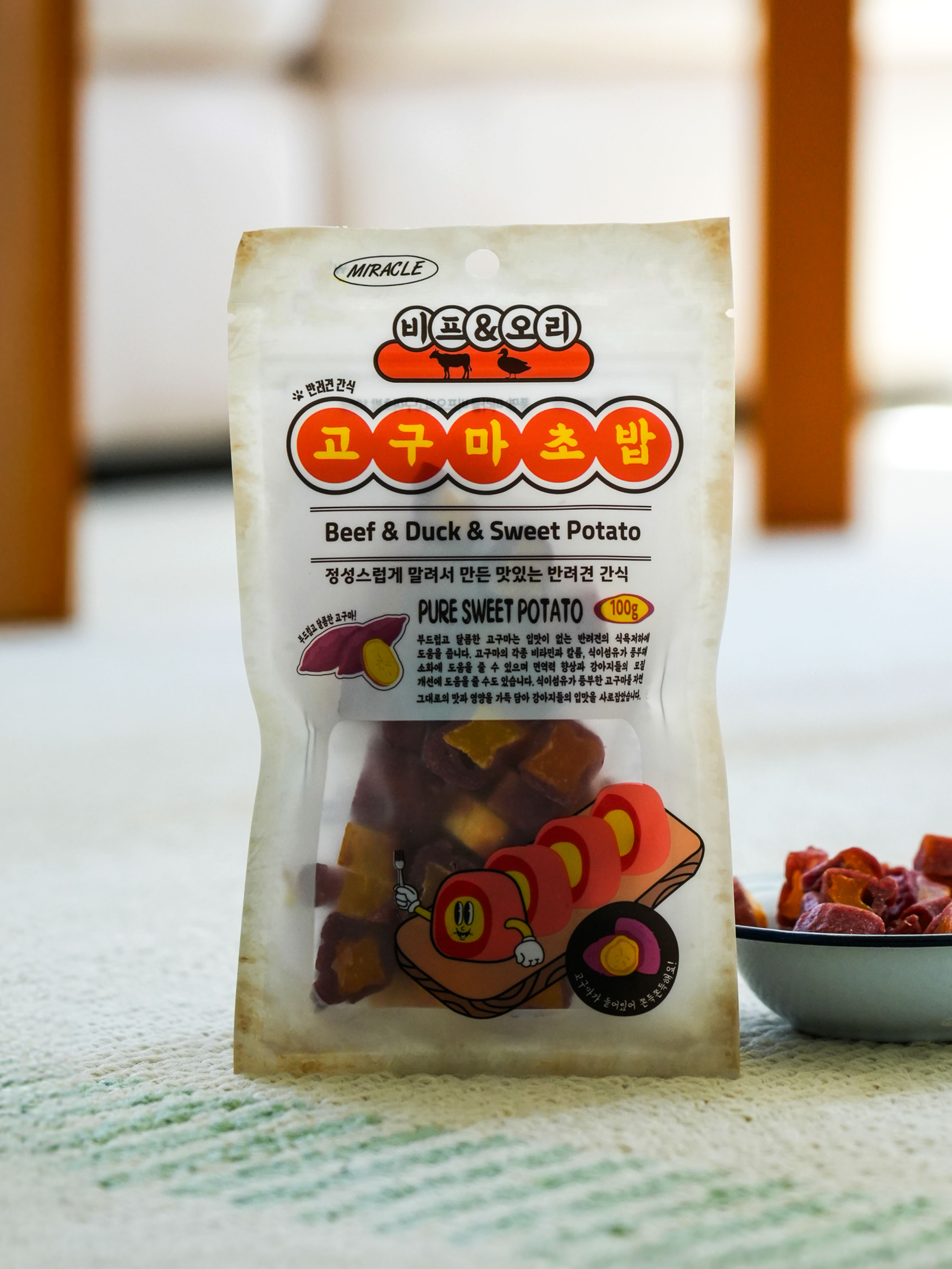 [Pet] Miracle Sweet Potato Sushi 100 g Beef & Duck