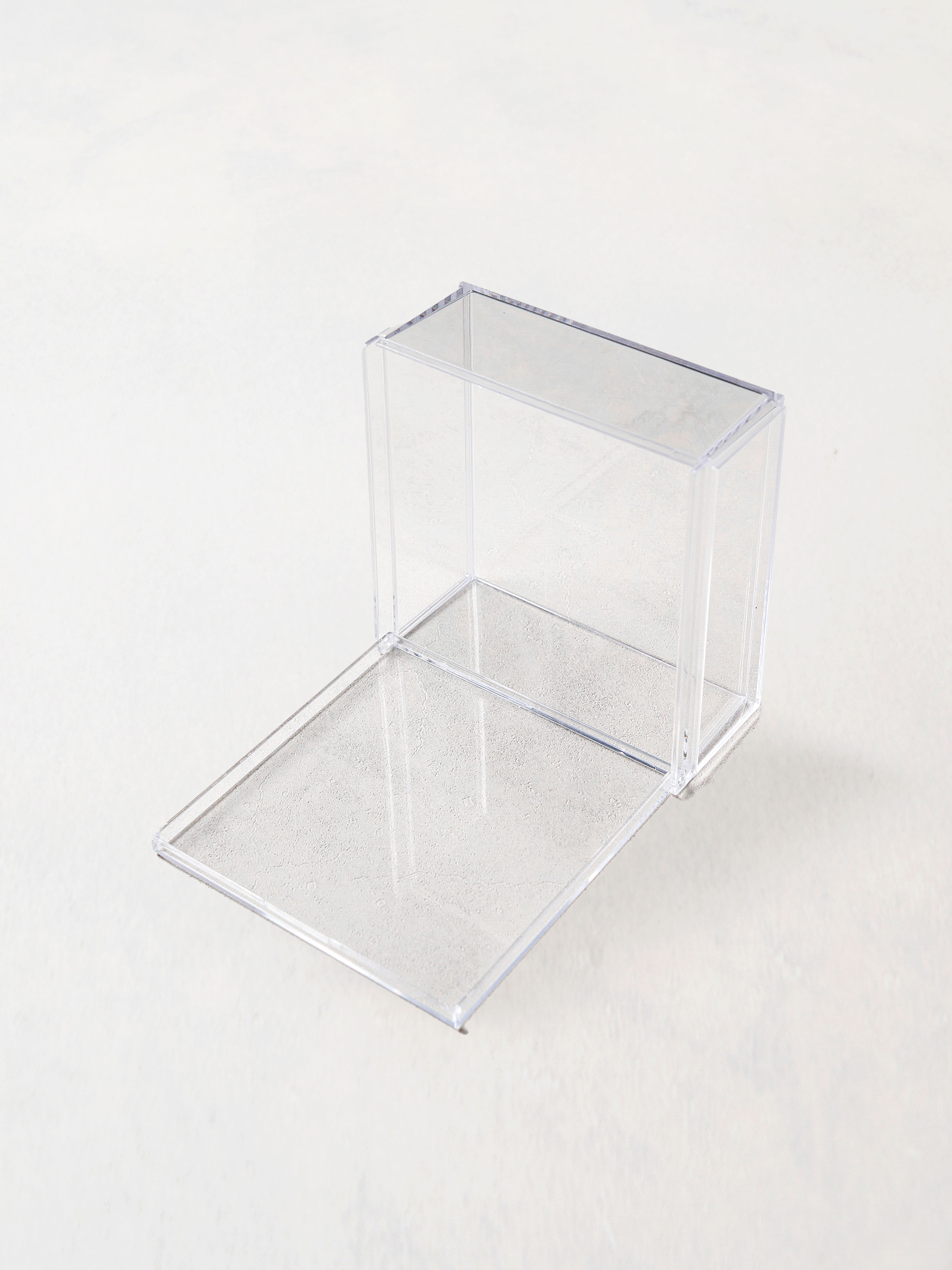 Japanese-made rear open square display case
