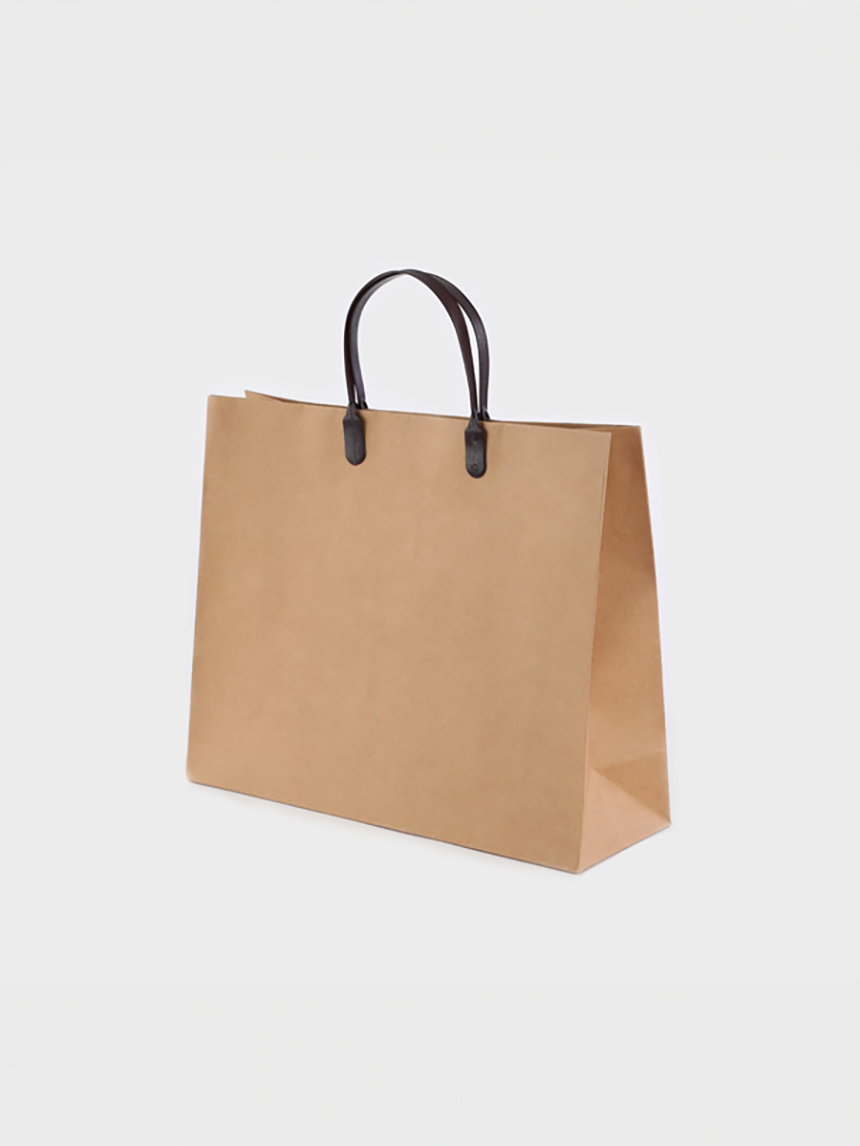 Internally coated kraft bag