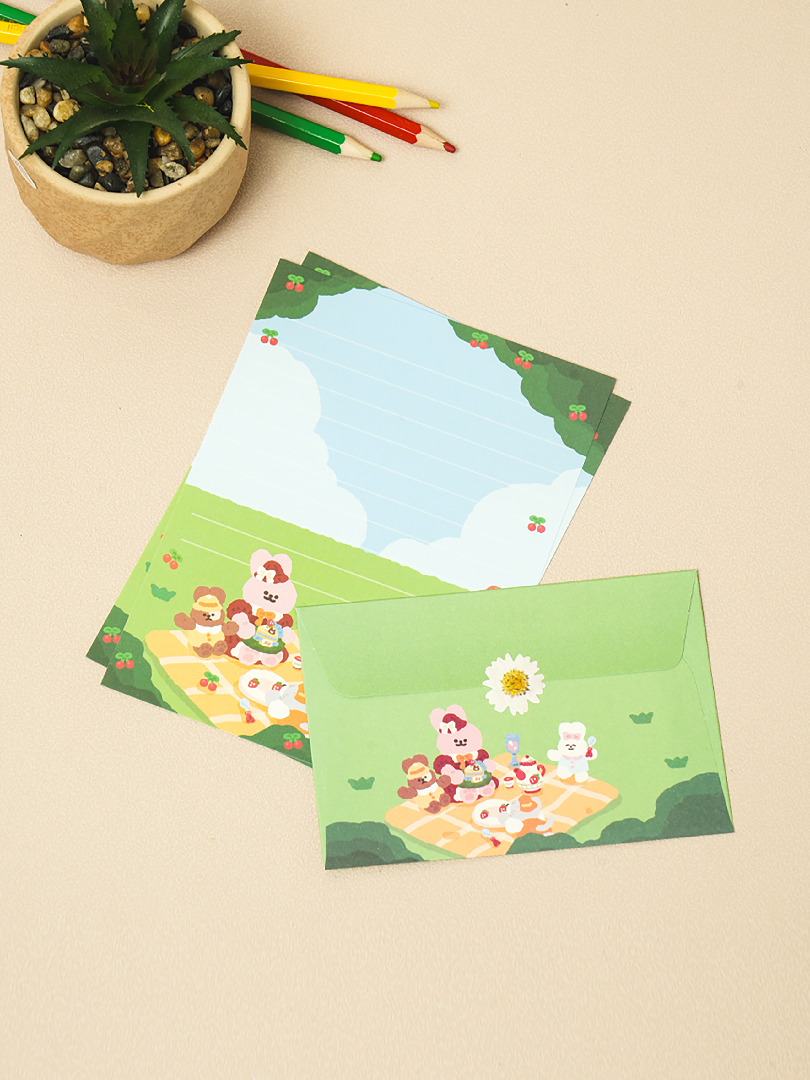 Milo Picnic Character Letter Set