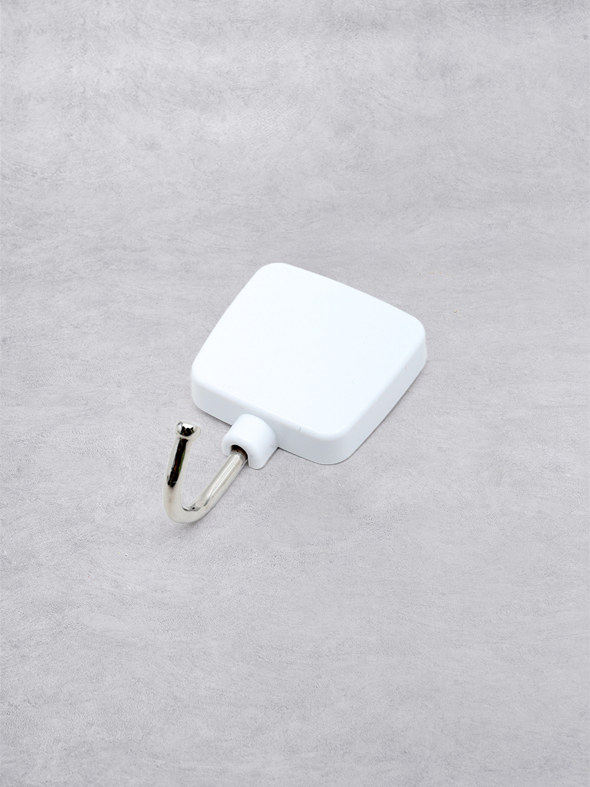 Bonded round square hook 4P