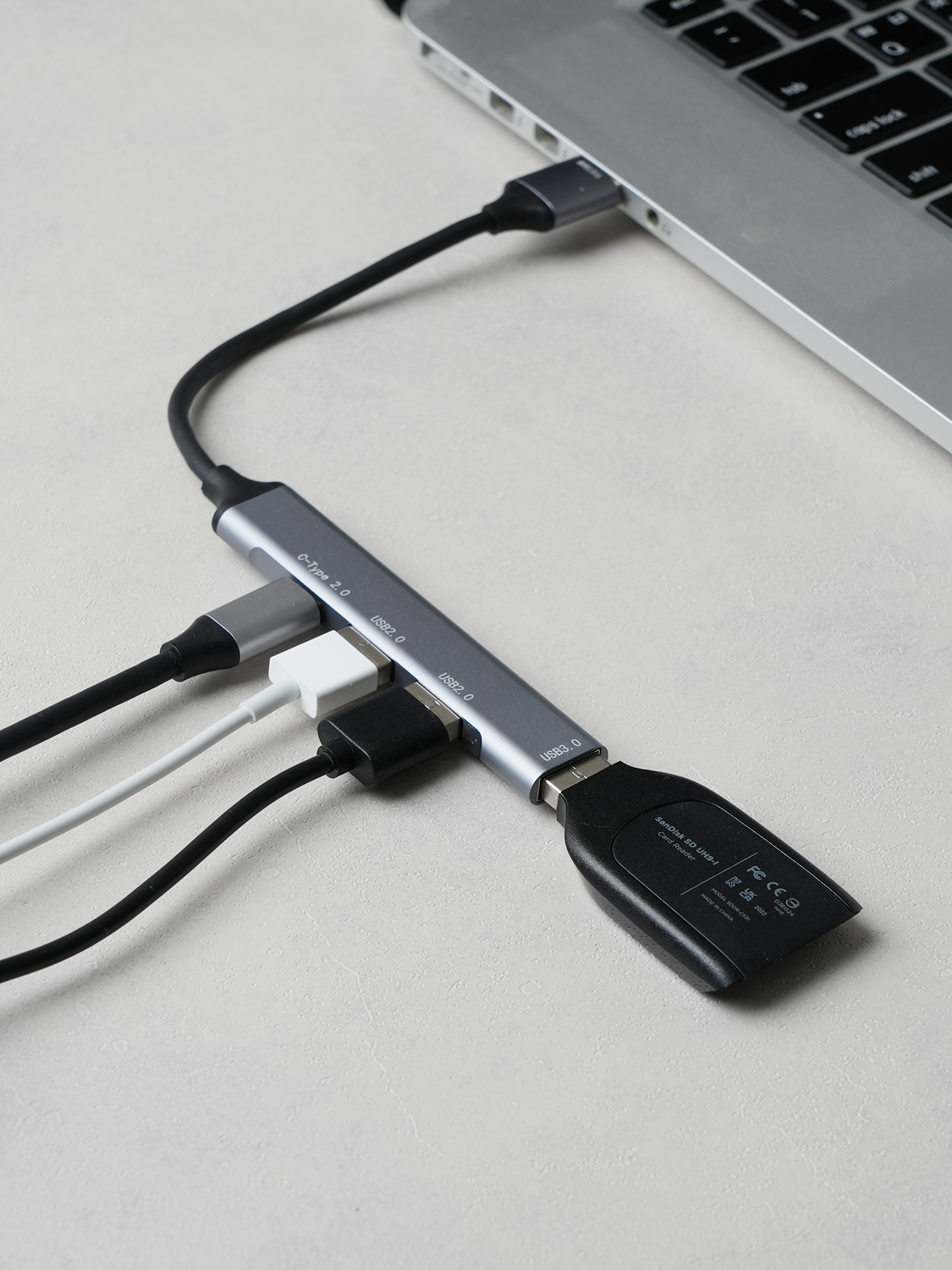 Hwaseong Eleccom USB to hub 4 port USB-A+C type