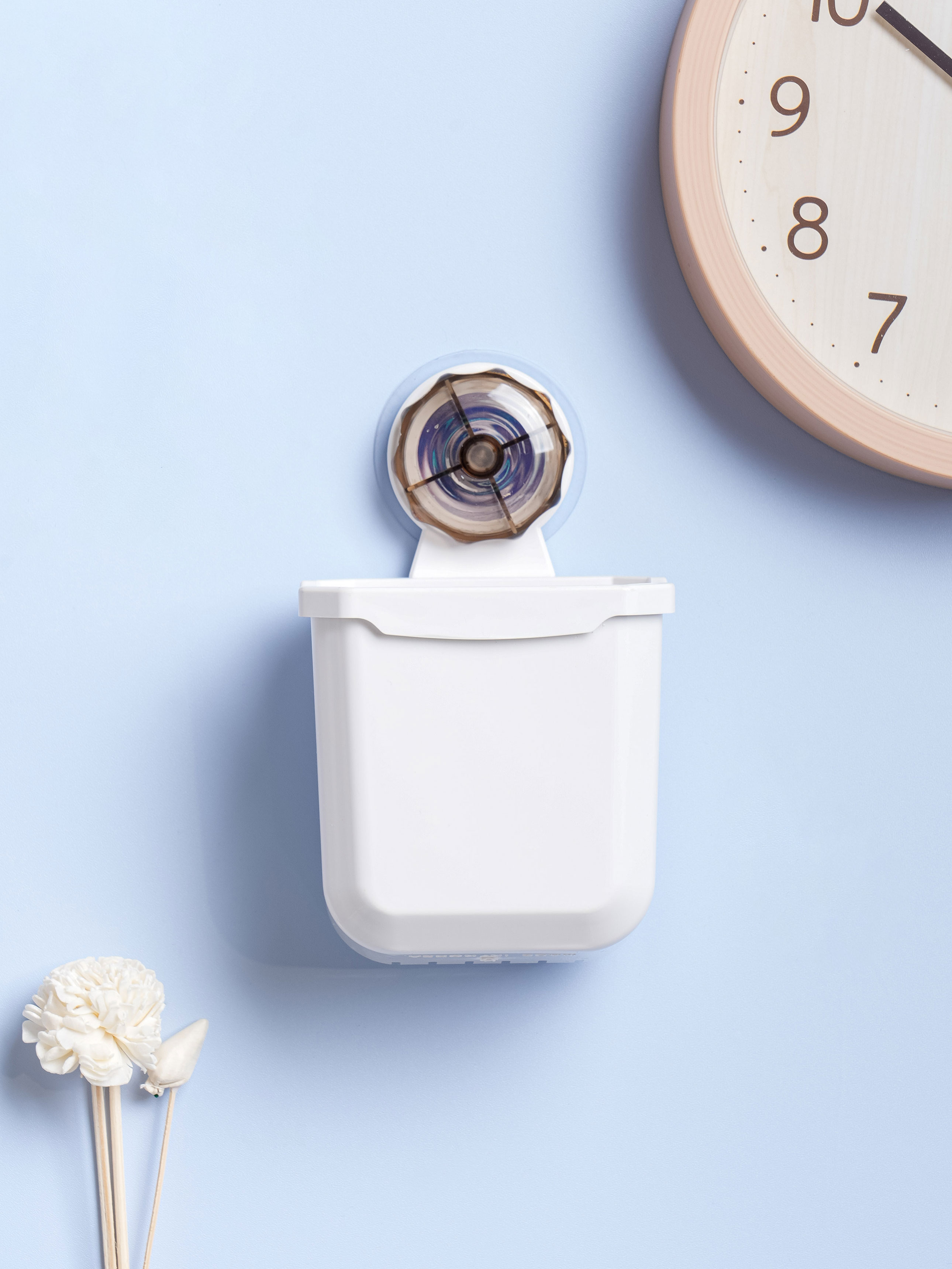 Adhesive utility bin