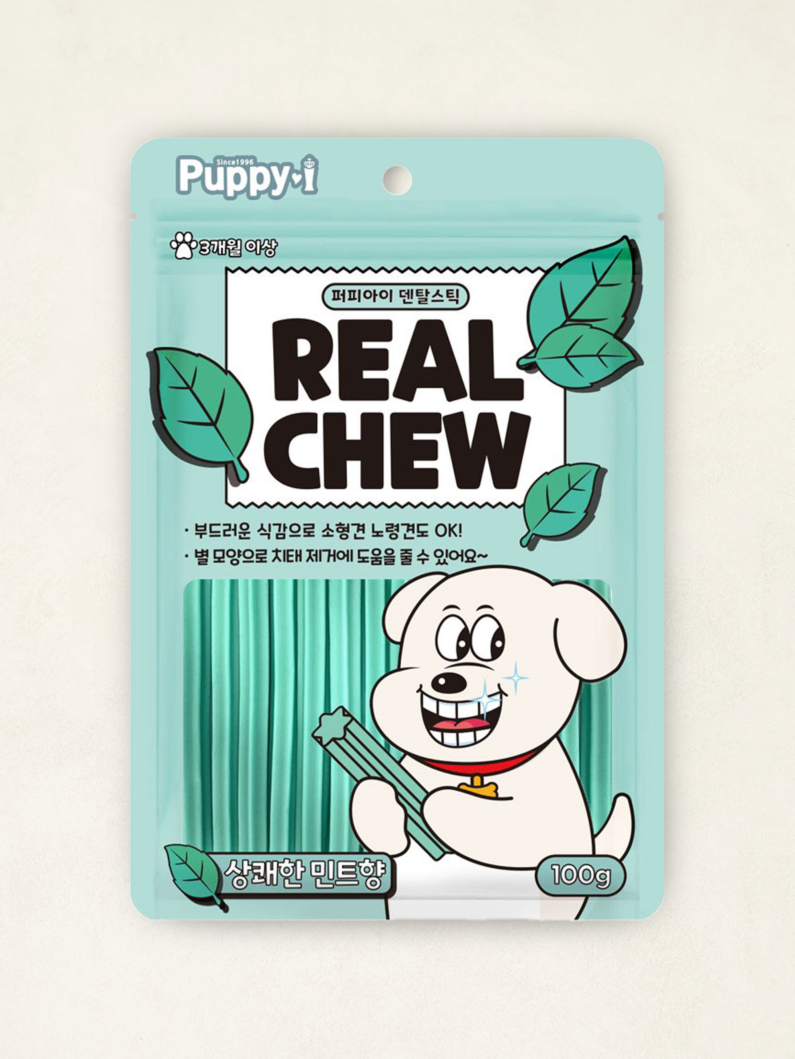 [Pet] Puppy Eye Dental Stick 100 g Mint