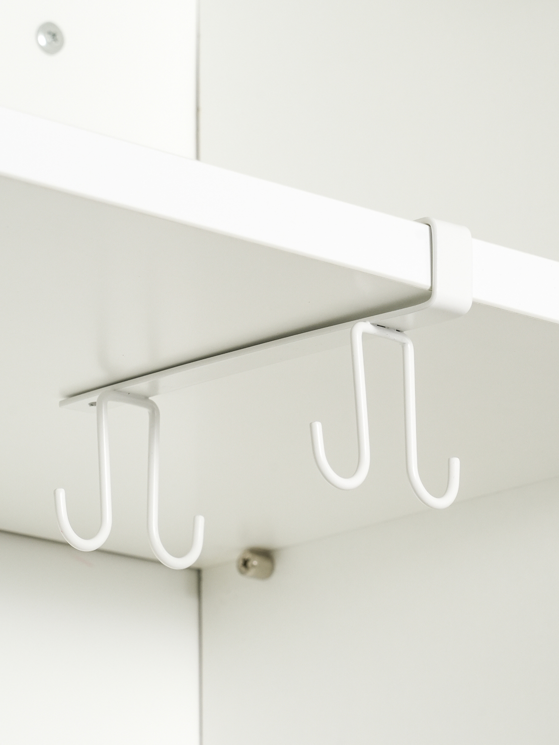 4 mini shelf hanging hooks