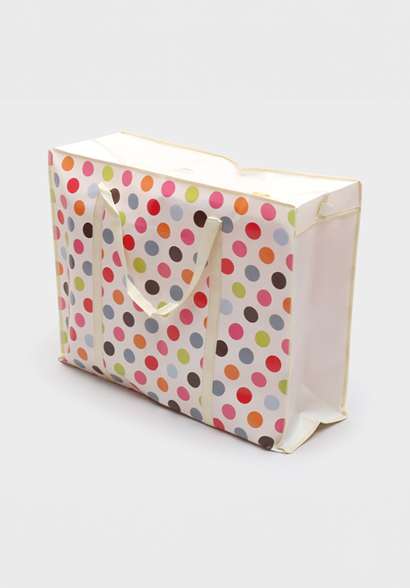 Dotted non-woven fabric bag (large)