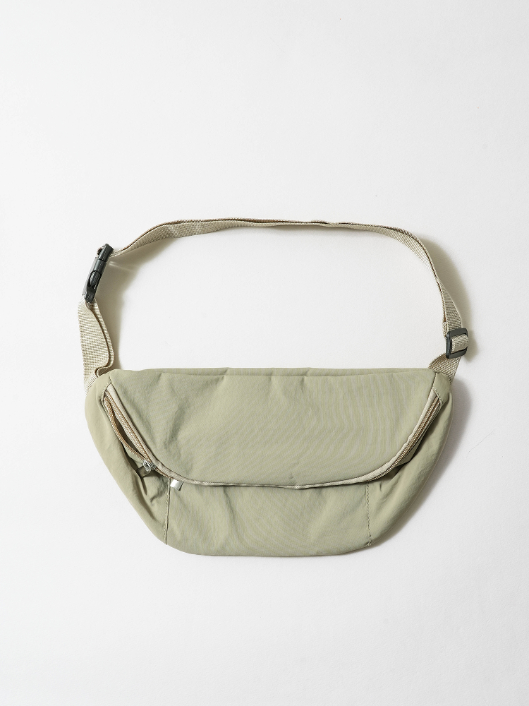 Hello Autumn Pocket Cross Hip Sack Beige