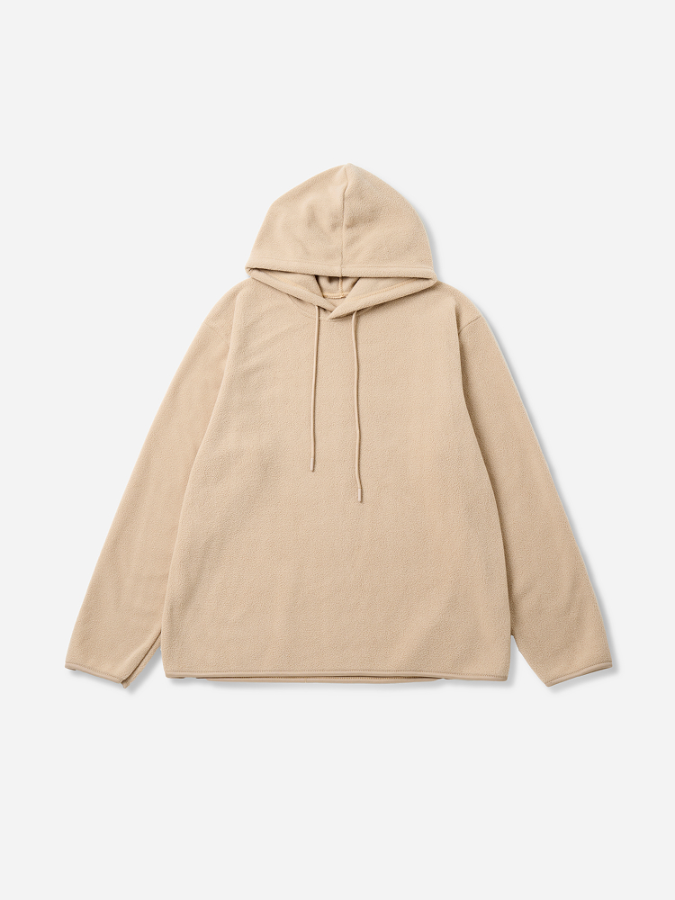 [Common]Fleece Hoodie L Beige
