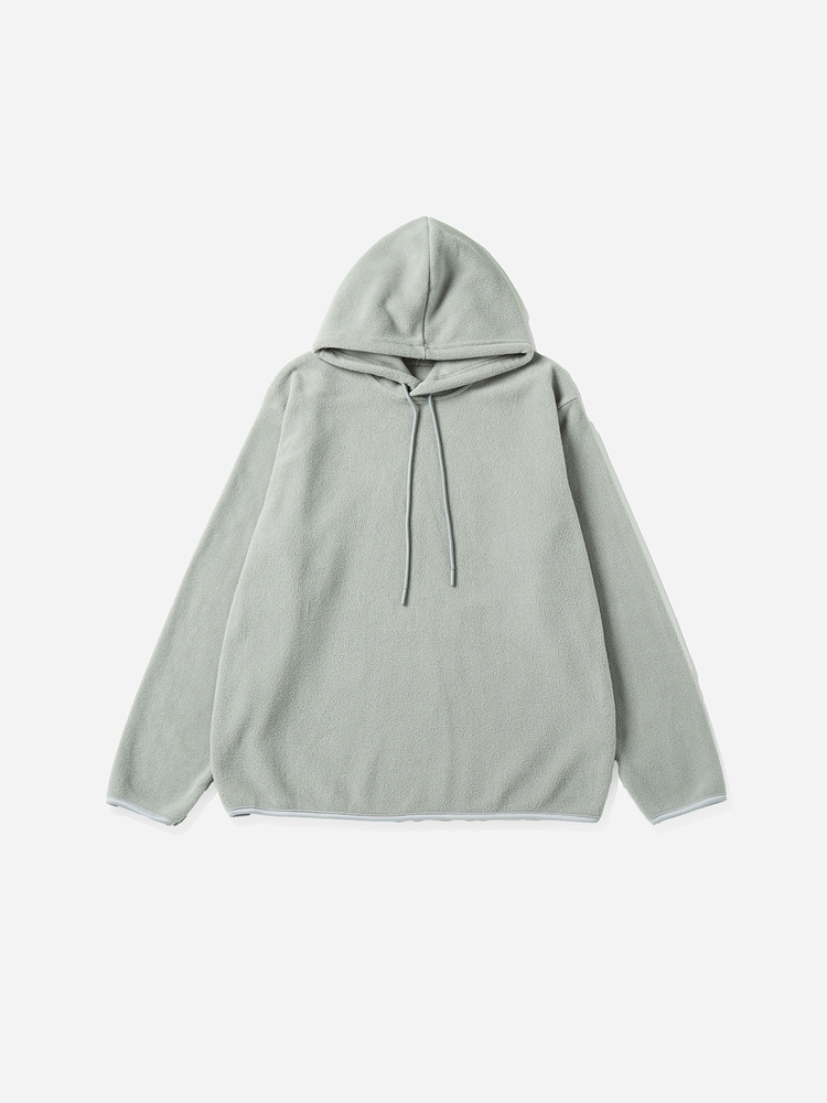 [Common] Fleece hoodie L light gray
