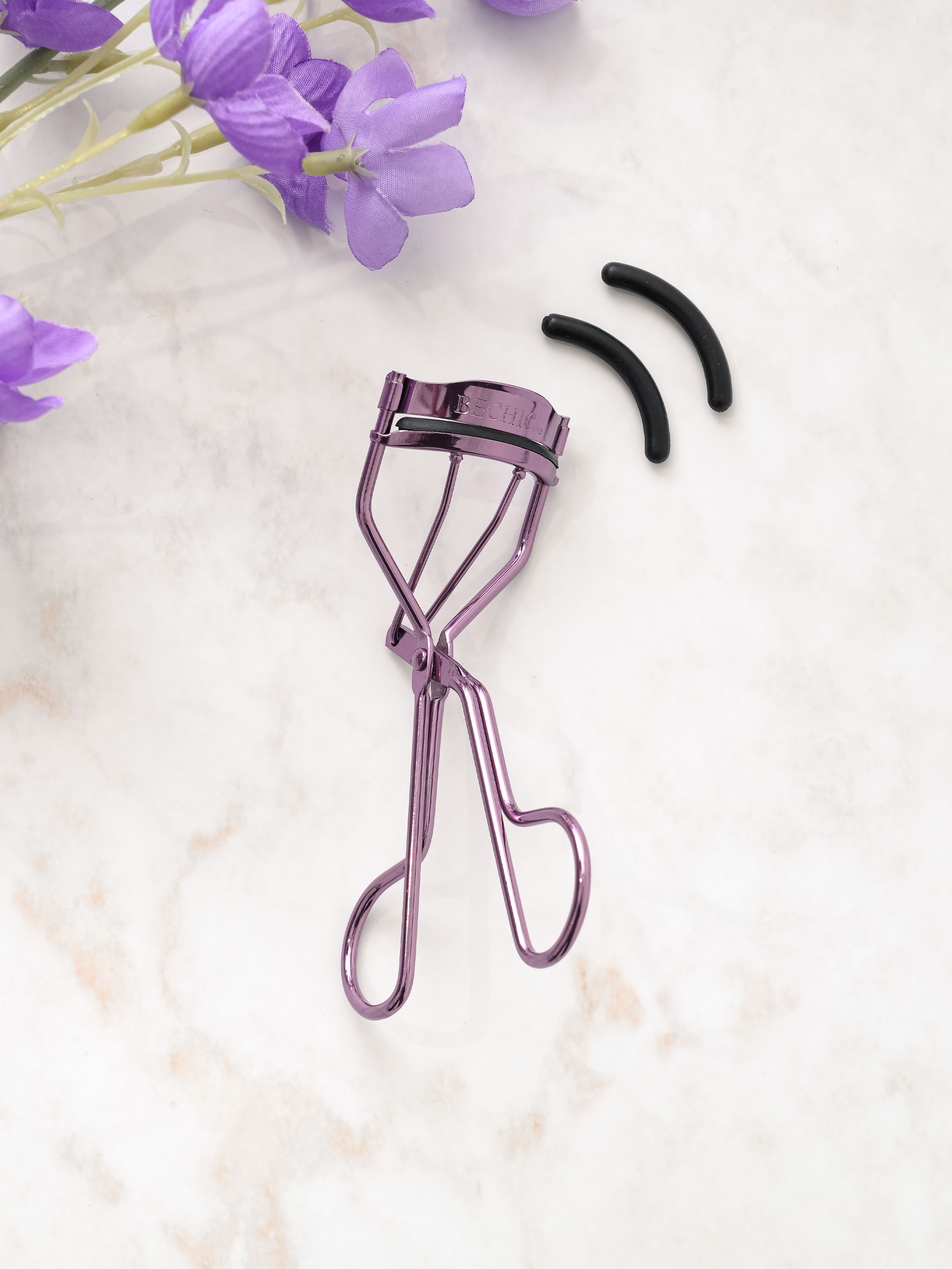 Luxury metallic eyelash curler