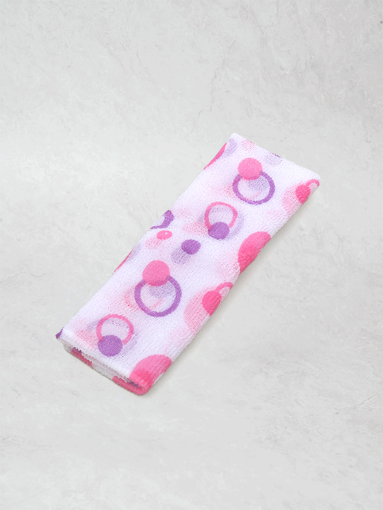 beaded shower towel