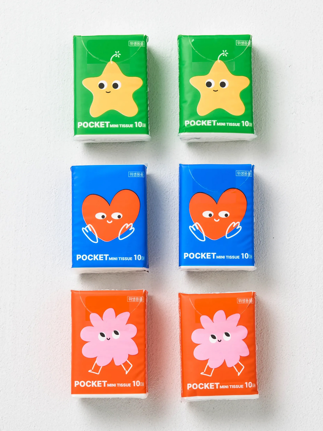 Pocket tissues 10 sheets